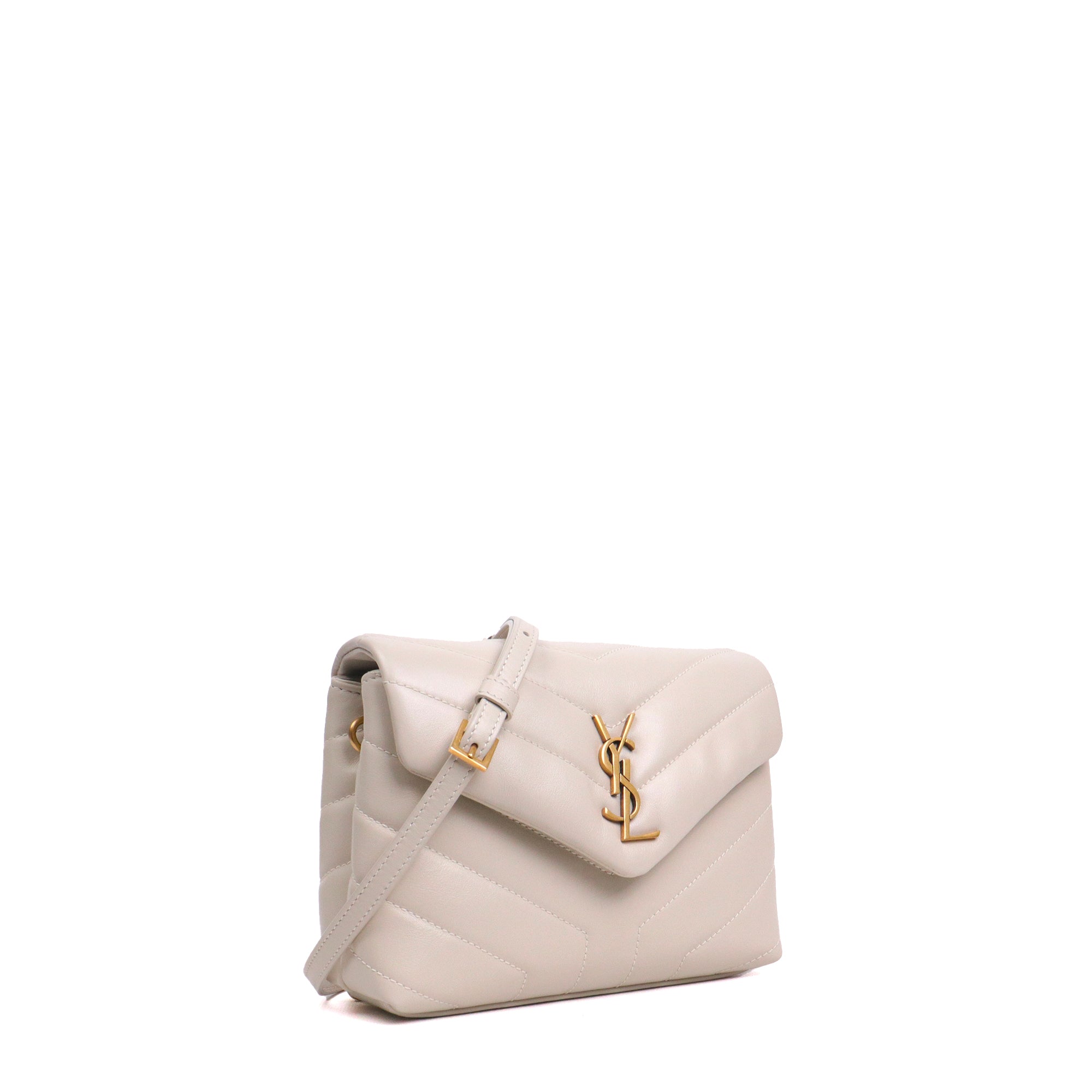 SAINT LAURENT - Saint Laurent Loulou small shoulder bag in black quilted leather