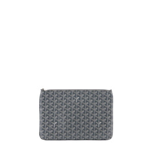 GOYARD - Pochette Sénat MM Goyard en toile goyardine grise