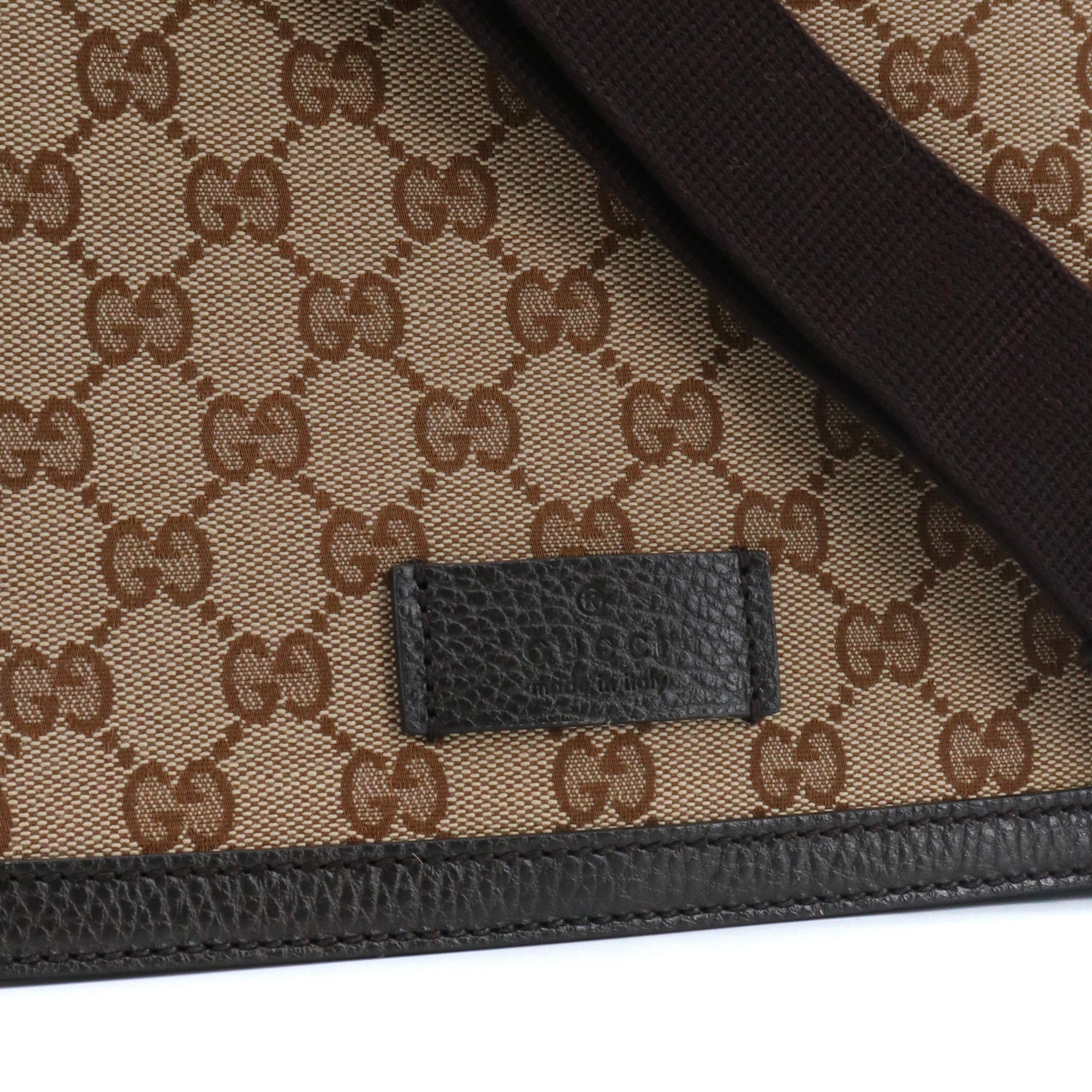 GUCCI - Sac à bandoulière Messenger GG Gucci en toile monogrammée