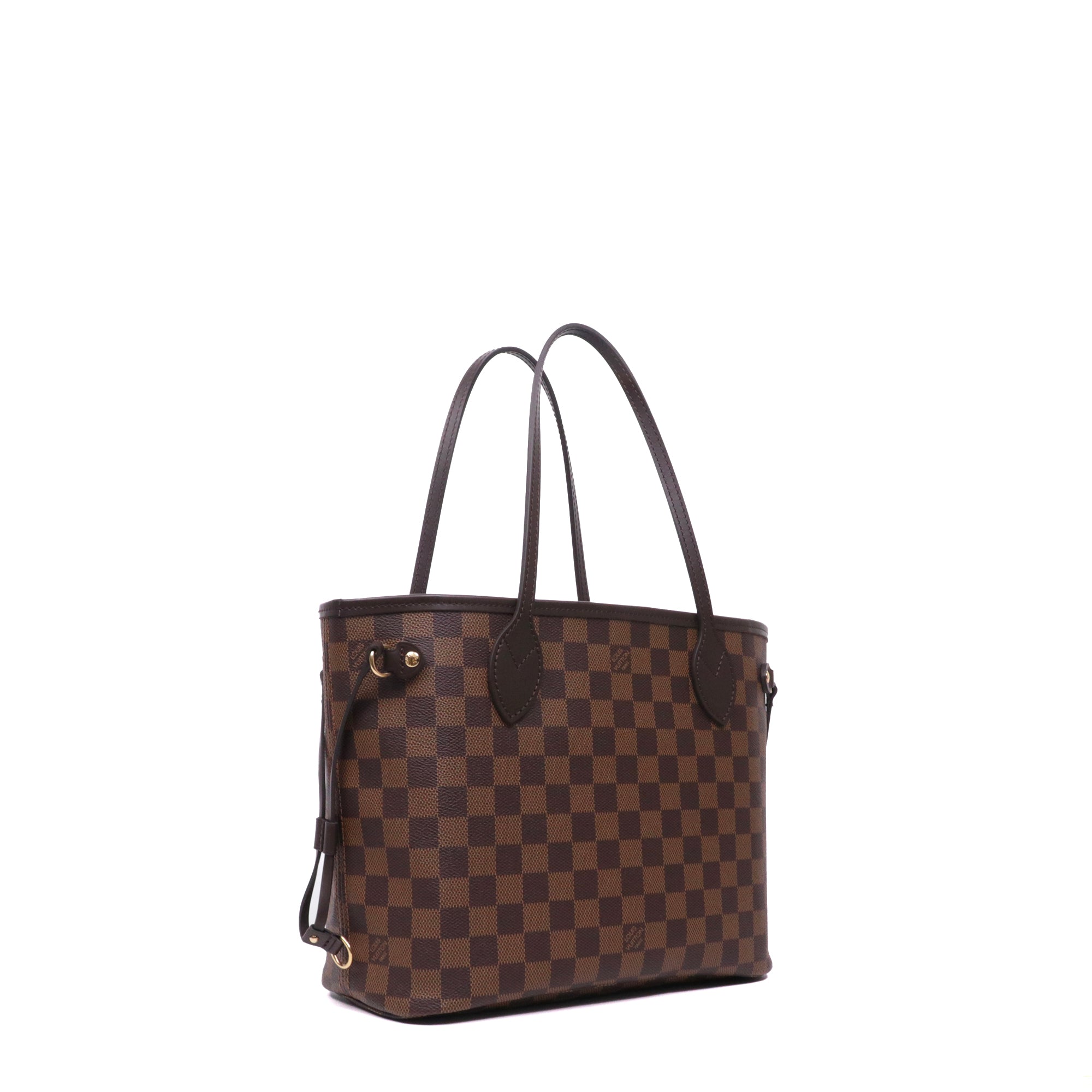 LOUIS VUITTON - Sac cabas Neverfull PM Louis Vuitton en toile damier ébène