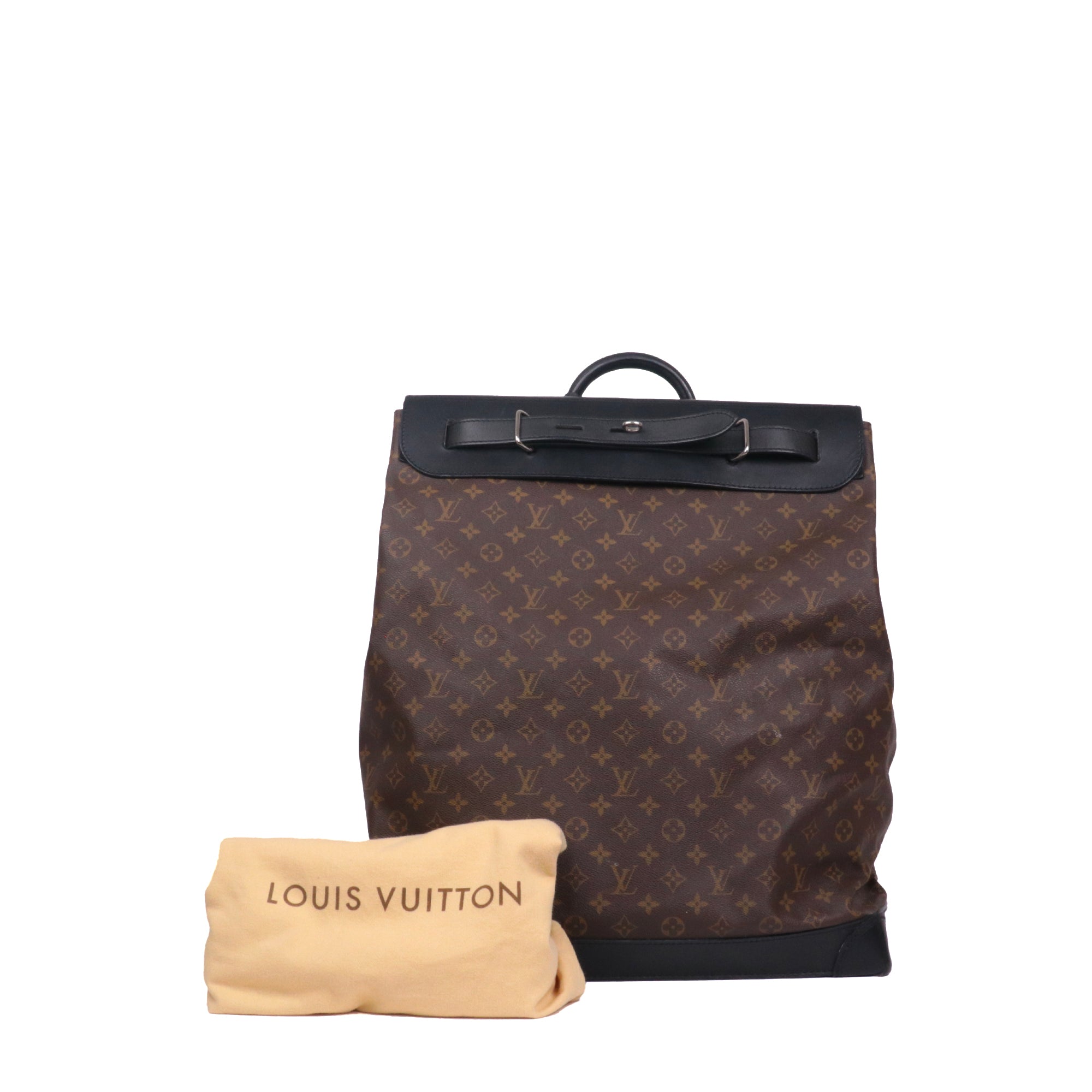 LOUIS VUITTON - Sac de voyage Steamer 45 Louis Vuitton en toile monogrammée