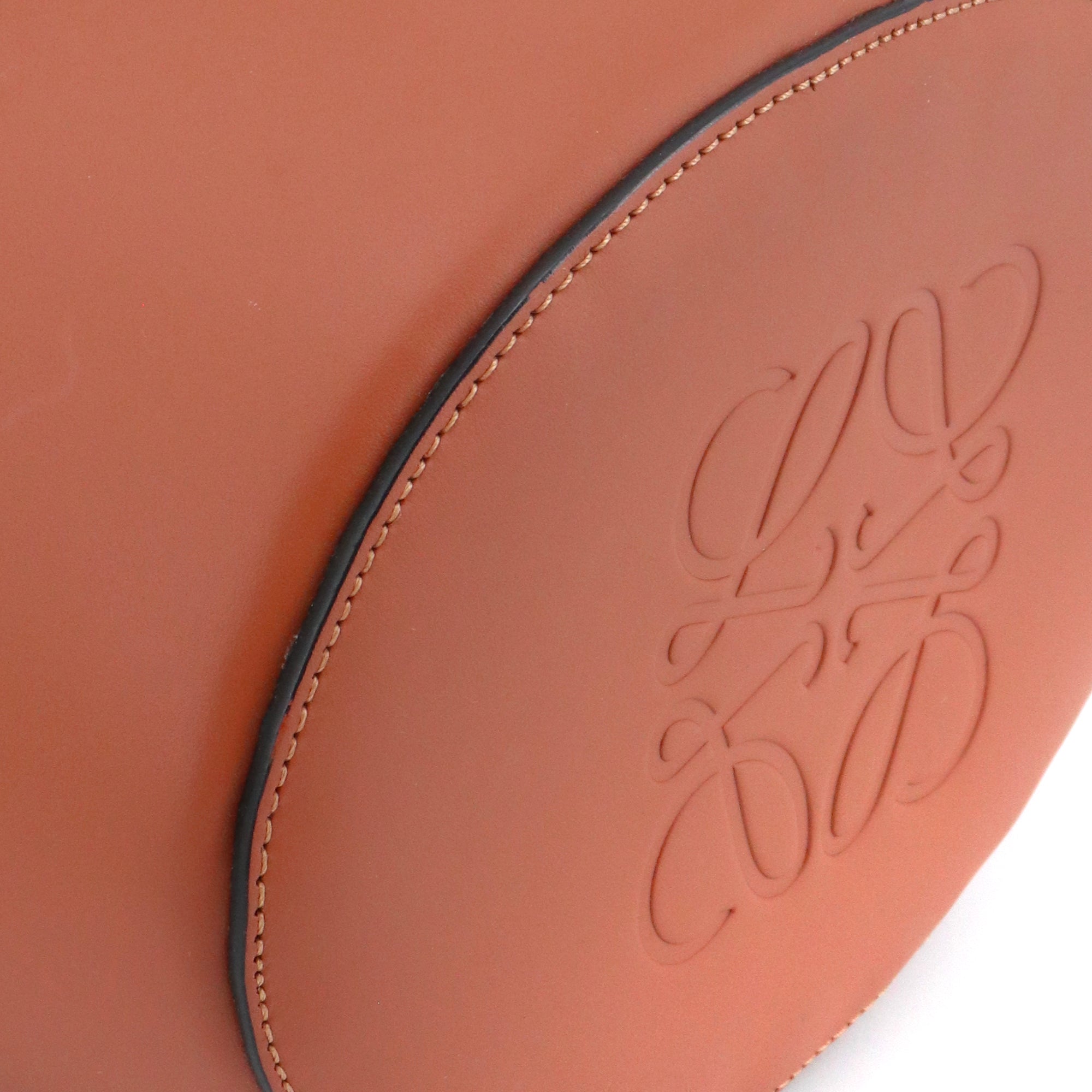 LOEWE - Sac à bandoulière Balloon Loewe en toile et cuir marron