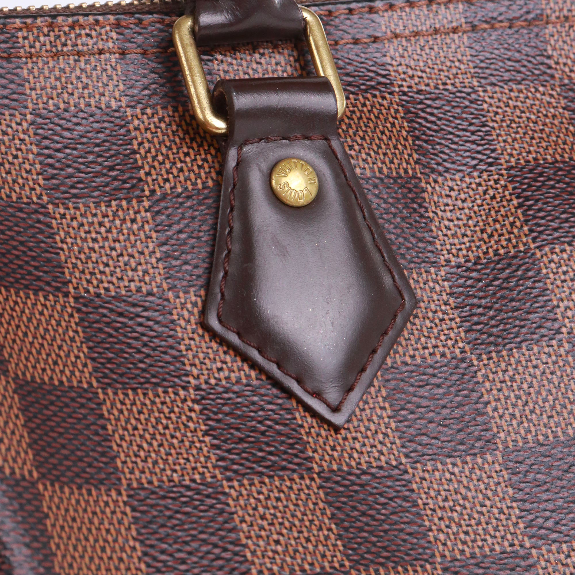LOUIS VUITTON - Sac à main Speedy 25 Louis Vuitton en toile damier ébène