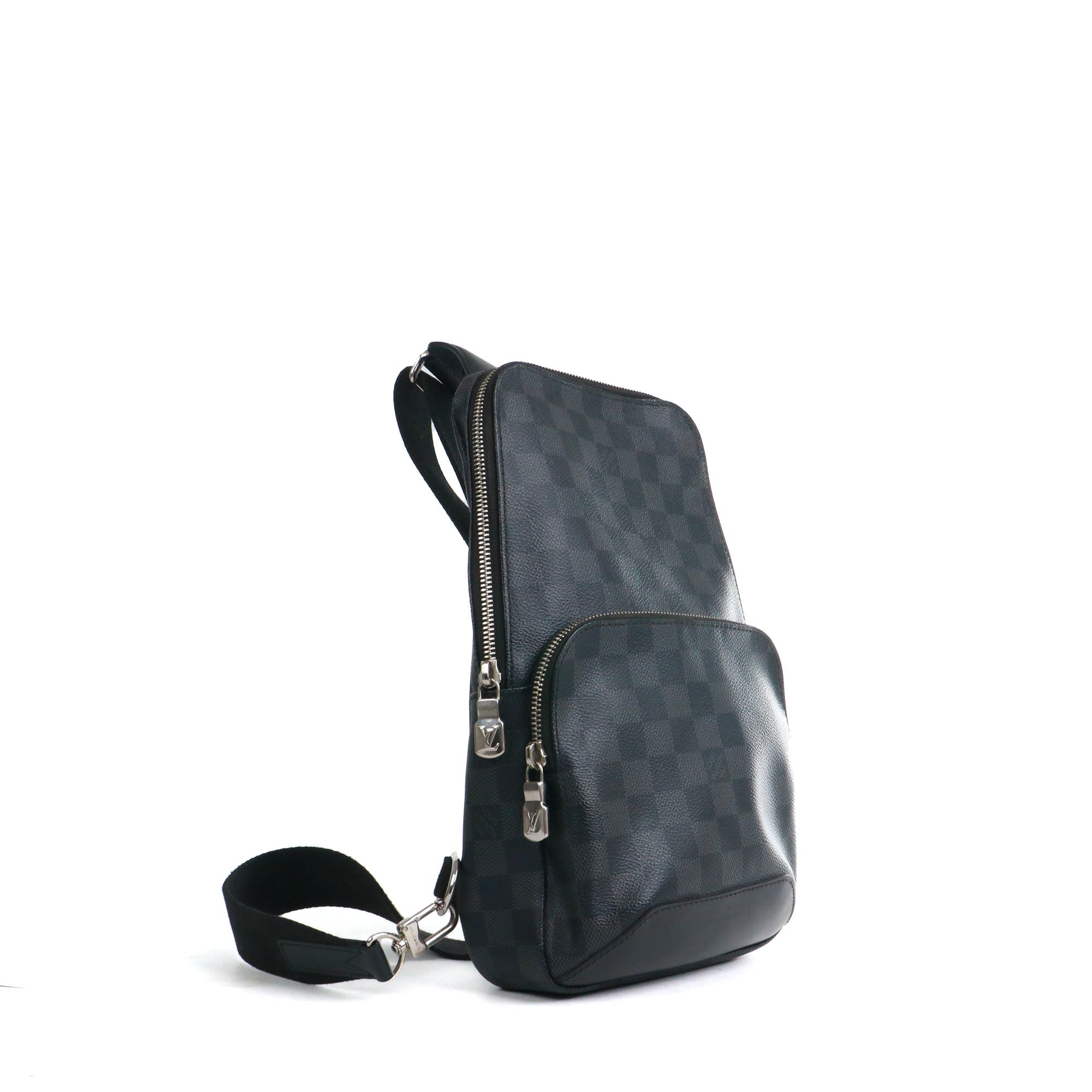 LOUIS VUITTON - Sac à bandoulière Avenue Slingbag NM Louis Vuitton en toile damier graphite