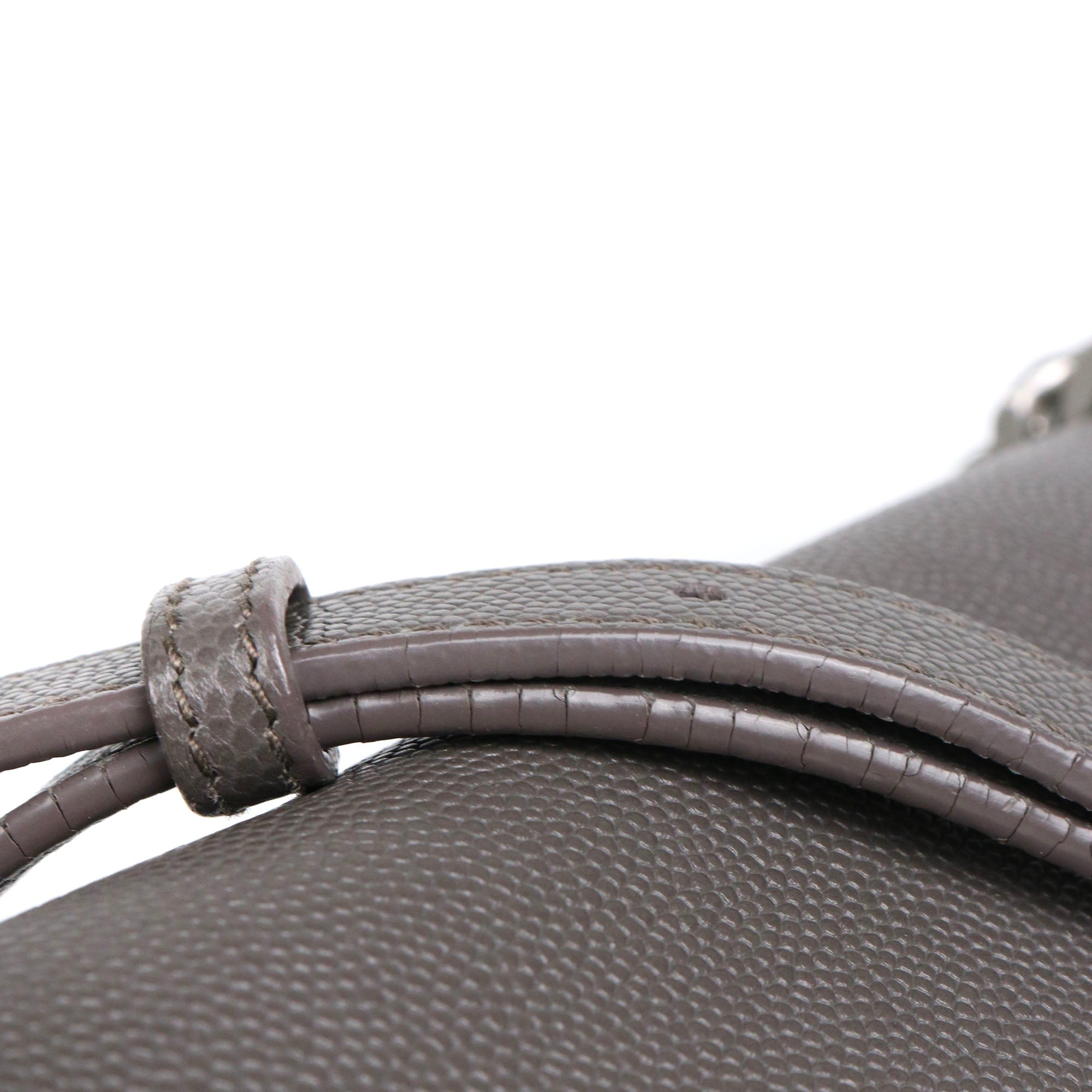 SAINT LAURENT - Sac à bandoulière West Hollywood Saint Laurent en cuir grainé gris