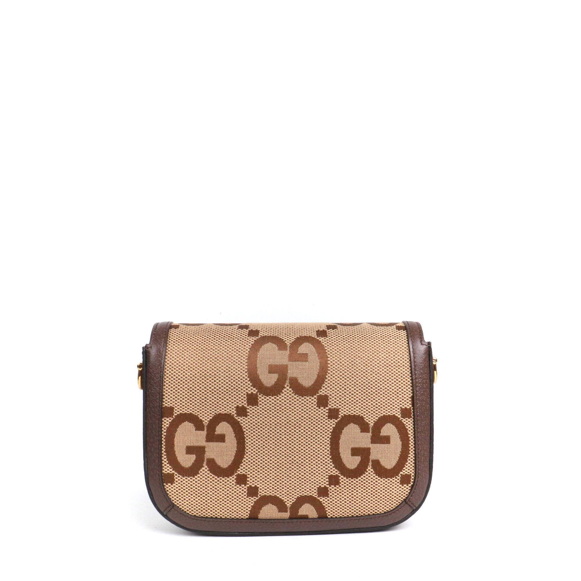 GUCCI - Sac à bandoulière Horsebit 1955 mini Gucci en toile GG Suprême marron