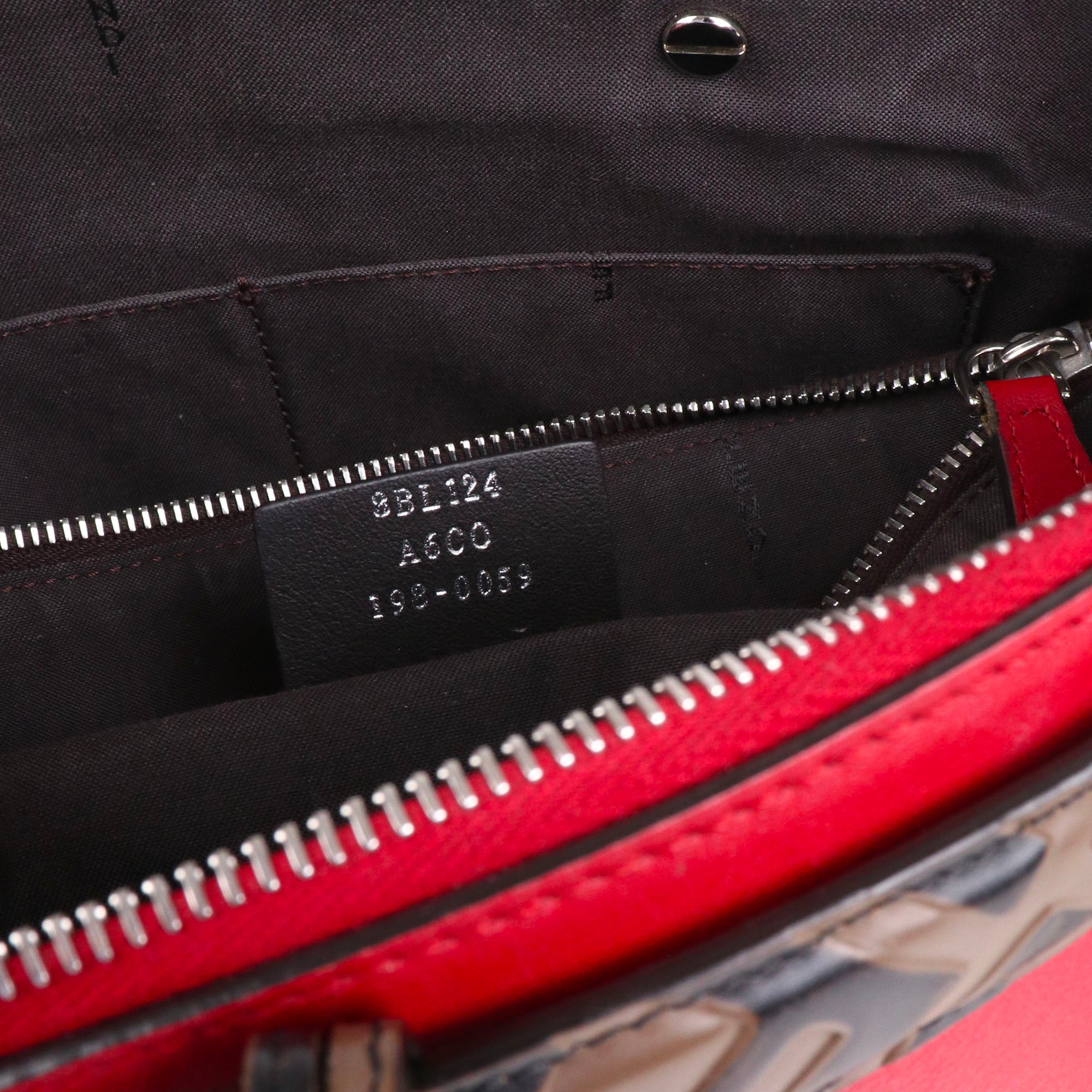 FENDI - Sac à bandoulière By The Way medium Fendi en cuir rouge