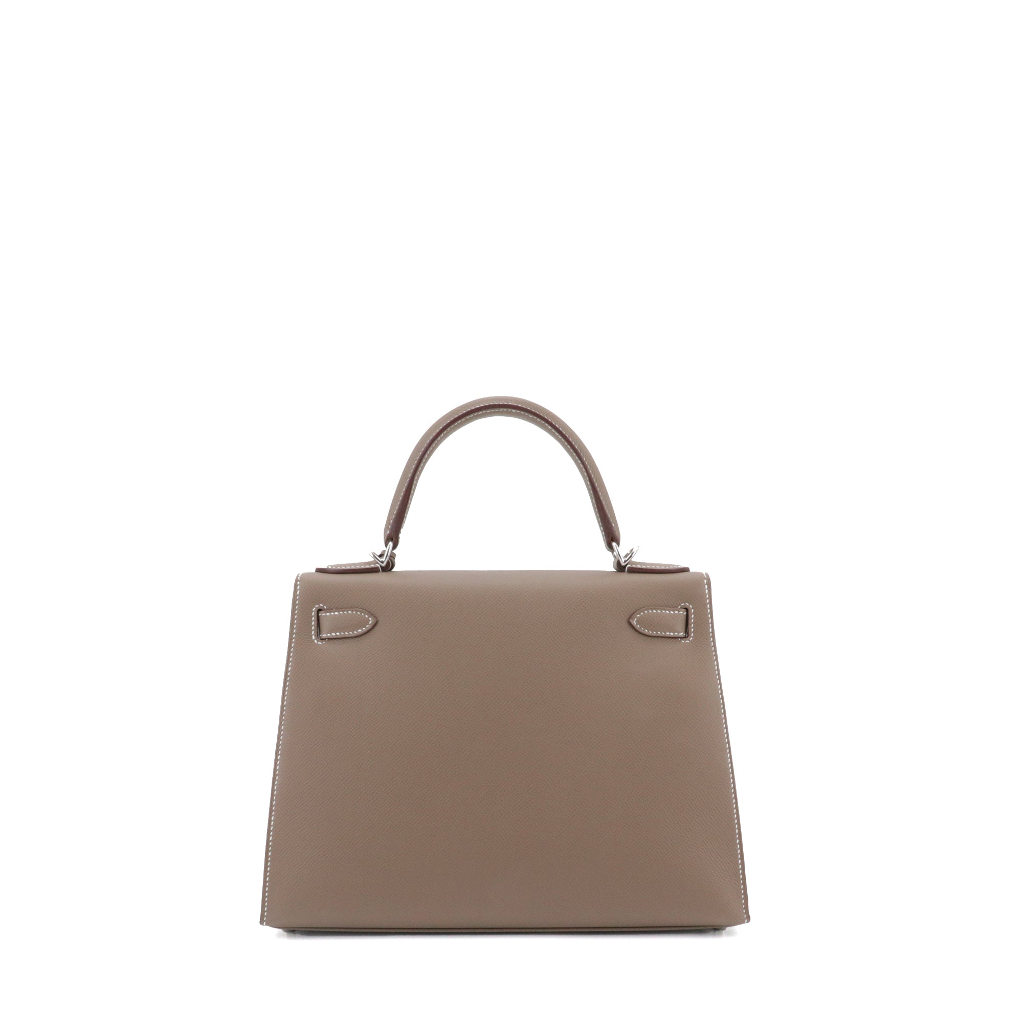 HERMÈS - Kelly 28 handbag in saddle biscuit epsom leather