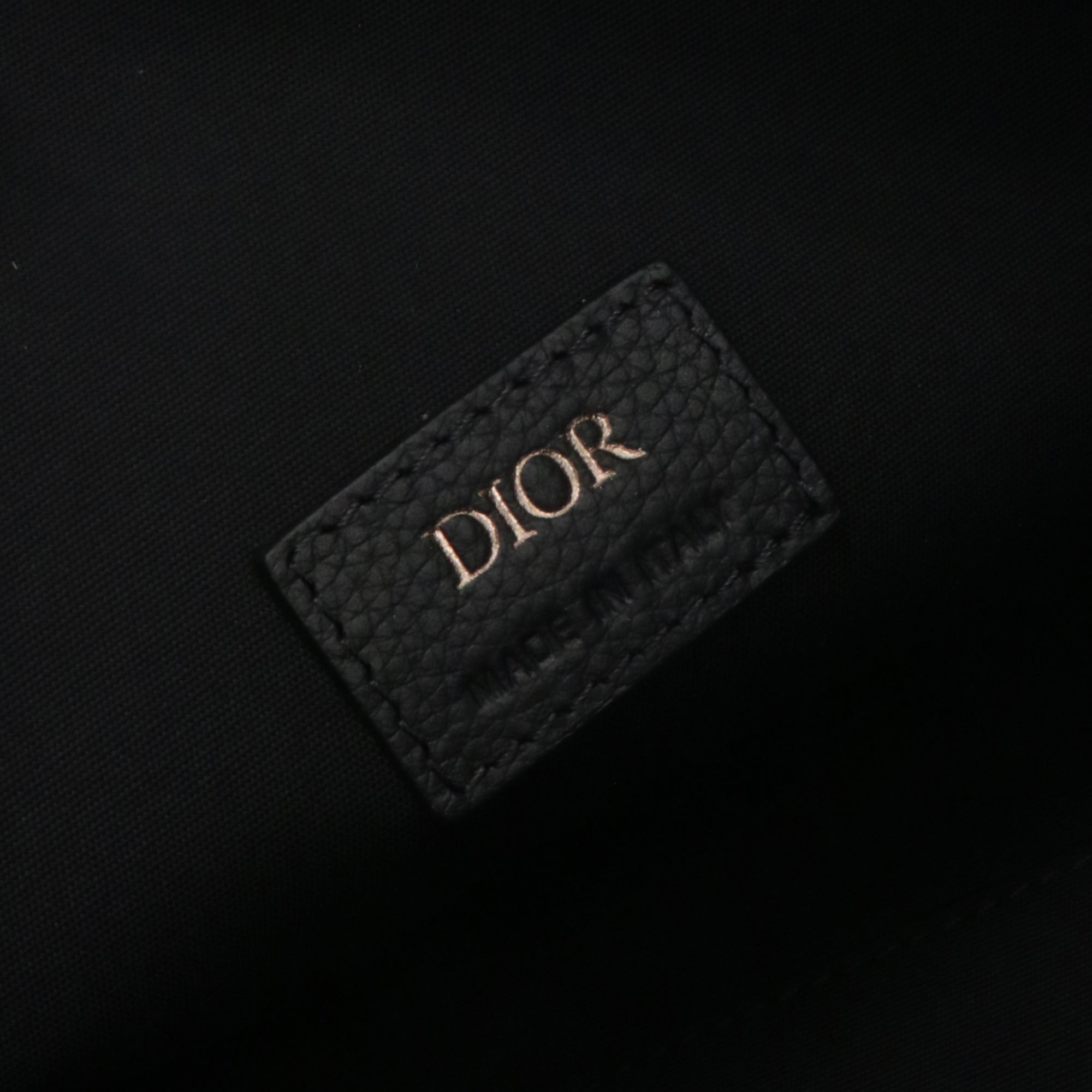 DIOR - Trousse de toilette Dior en toile jacquard bleu marine