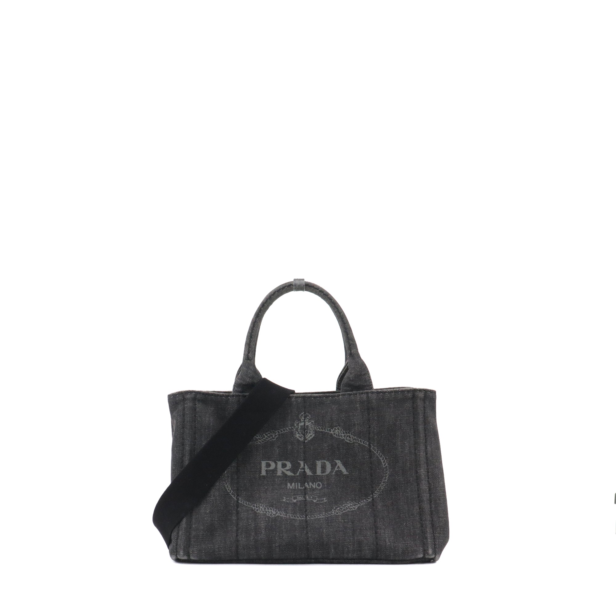 PRADA - Red grained leather shoulder bag