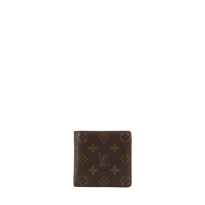 LOUIS VUITTON - Portefeuille Marco Louis Vuitton en toile enduite monogrammée vintage