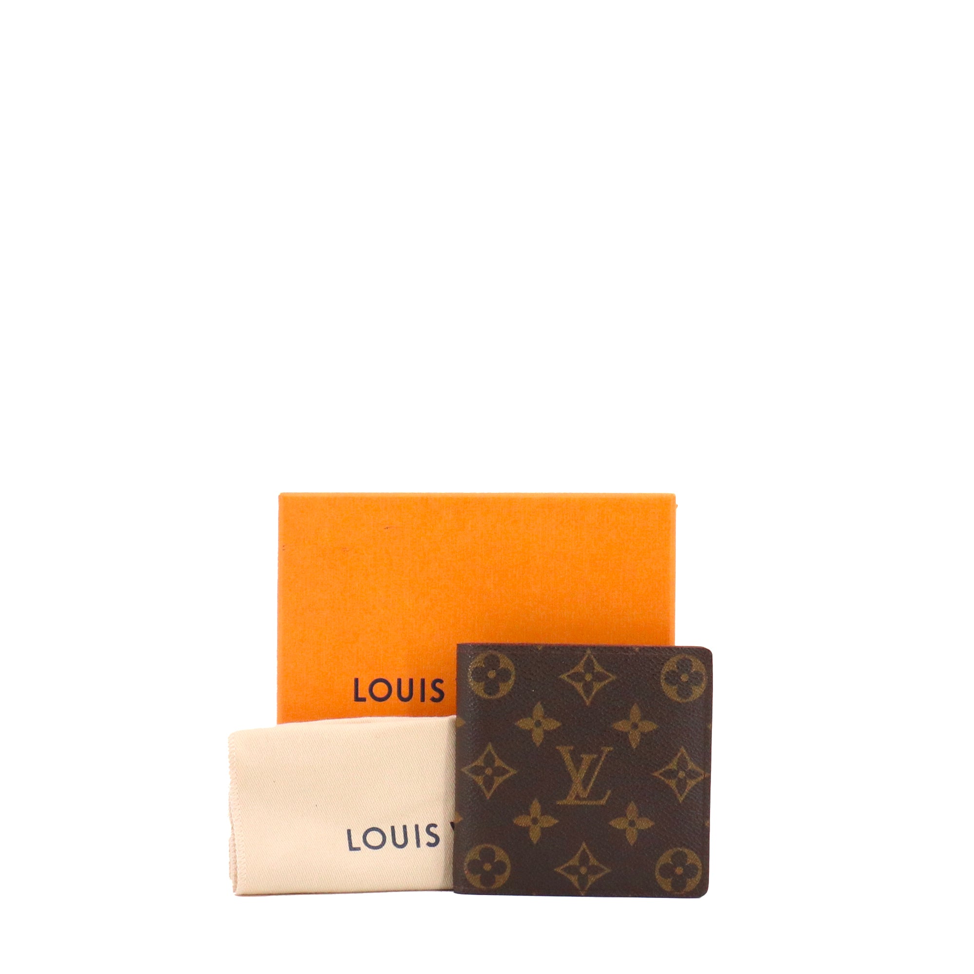 LOUIS VUITTON - Portefeuille Marco Louis Vuitton en toile monogrammée