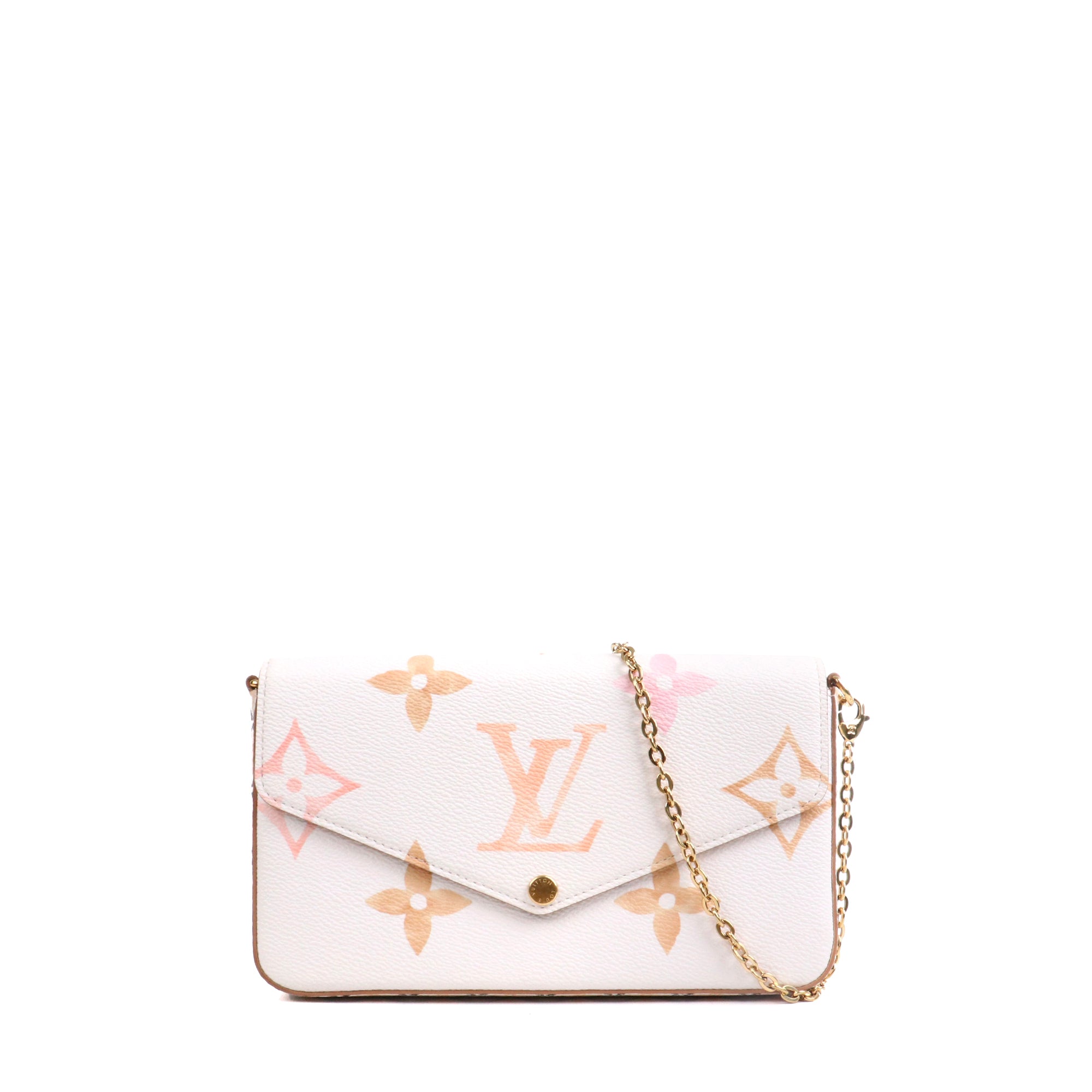 LOUIS VUITTON - Pochette Felicie Resort 2023 Louis Vuitton en toile enduite