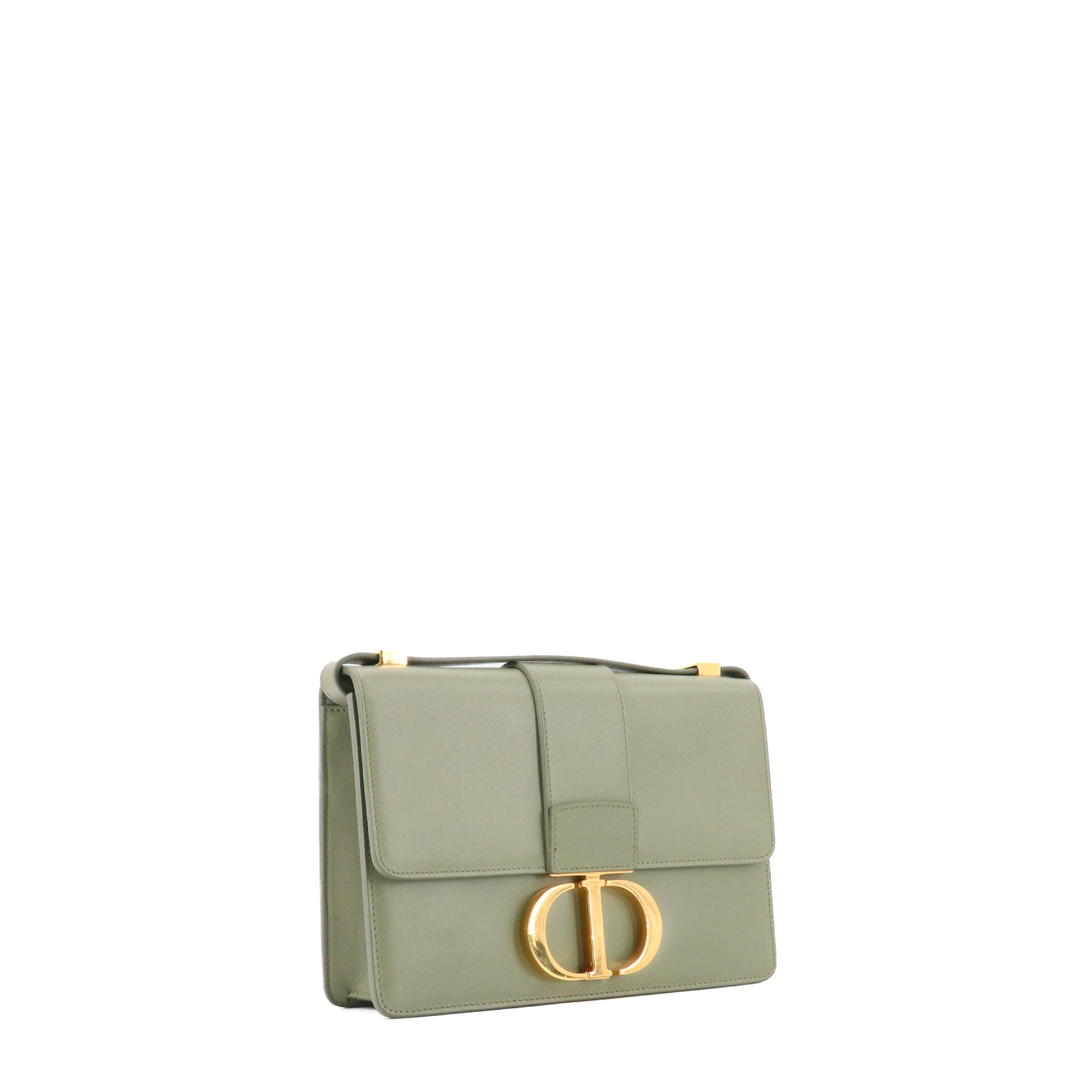 DIOR - Sac à bandoulière 30 Montaigne Dior en cuir vert