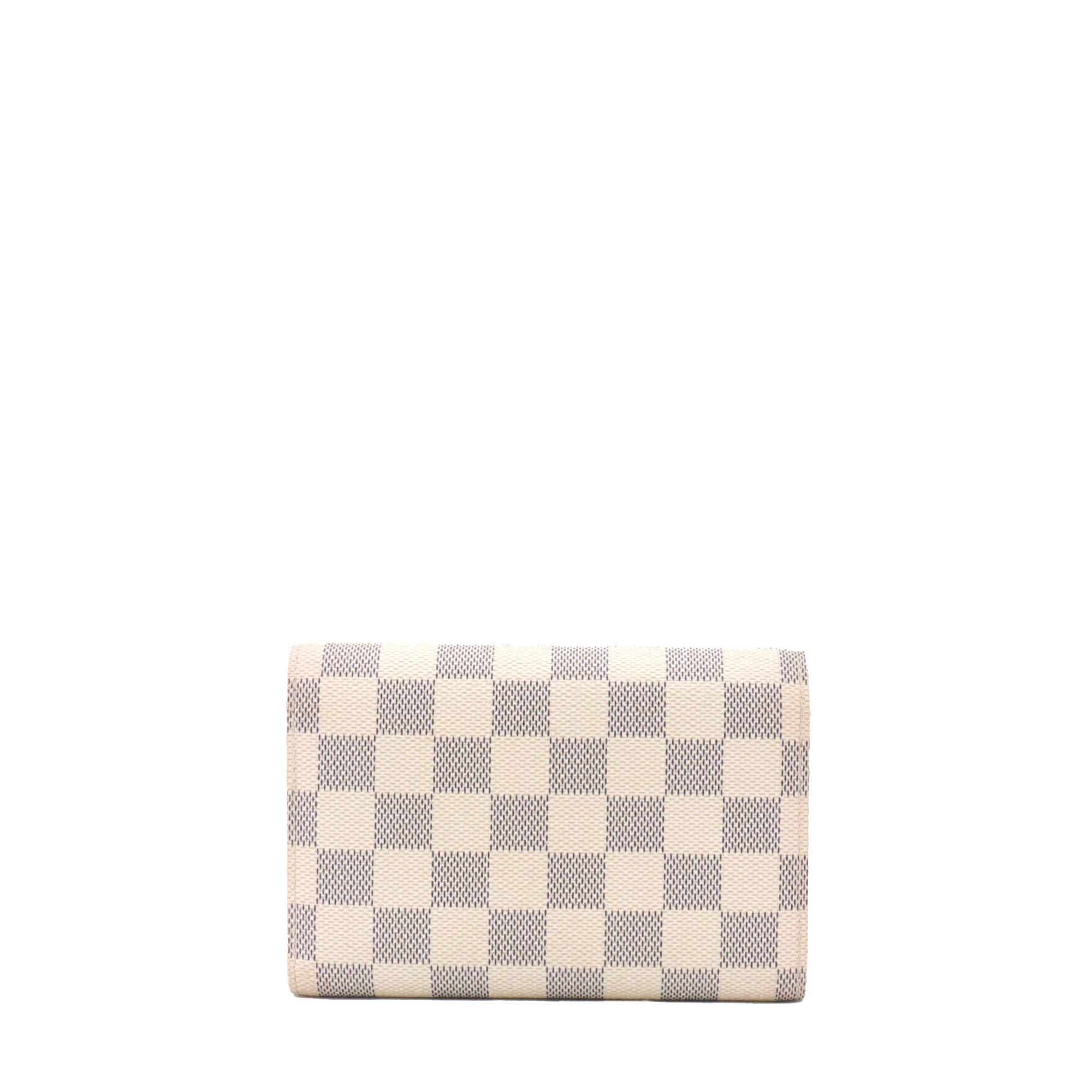 LOUIS VUITTON - Portefeuille Alexandra Louis Vuitton en toile damier azur