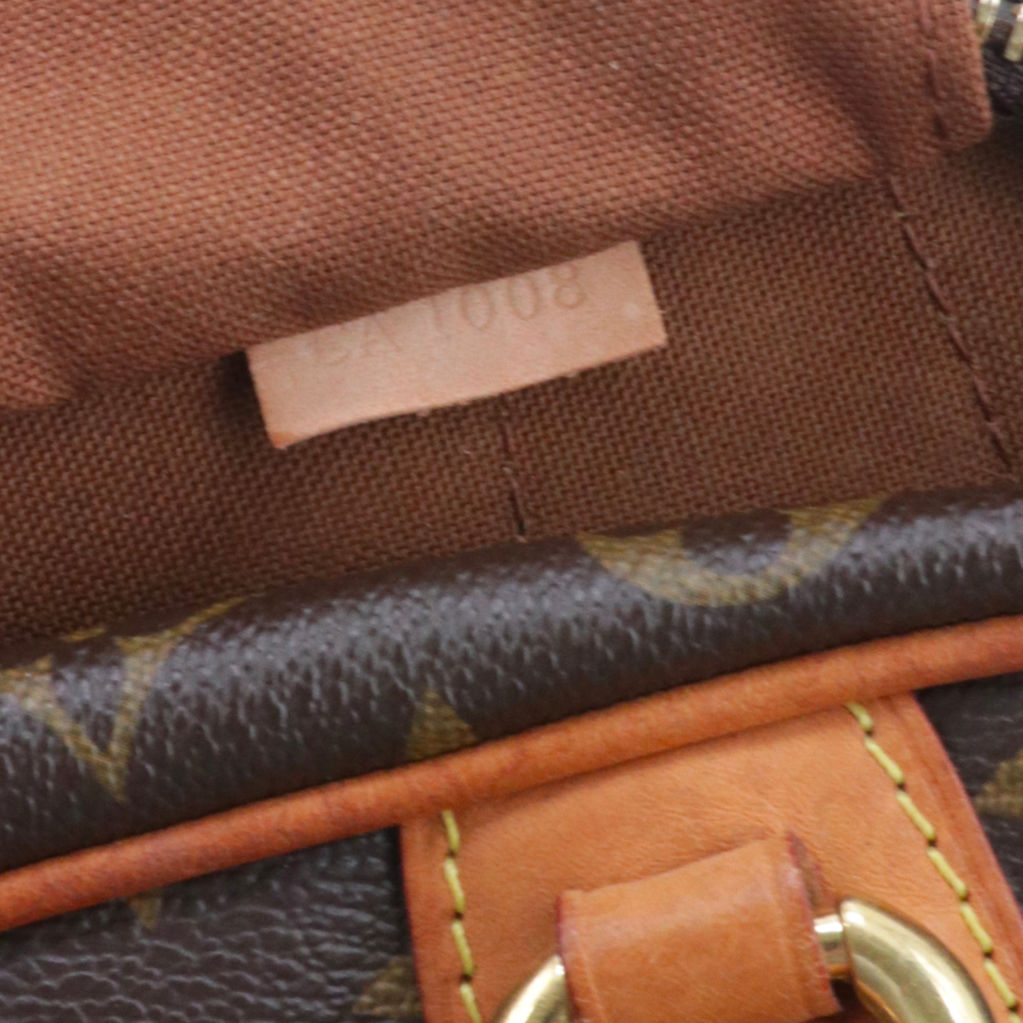 LOUIS VUITTON - Sac à main Montorgueil Louis Vuitton en toile monogrammée