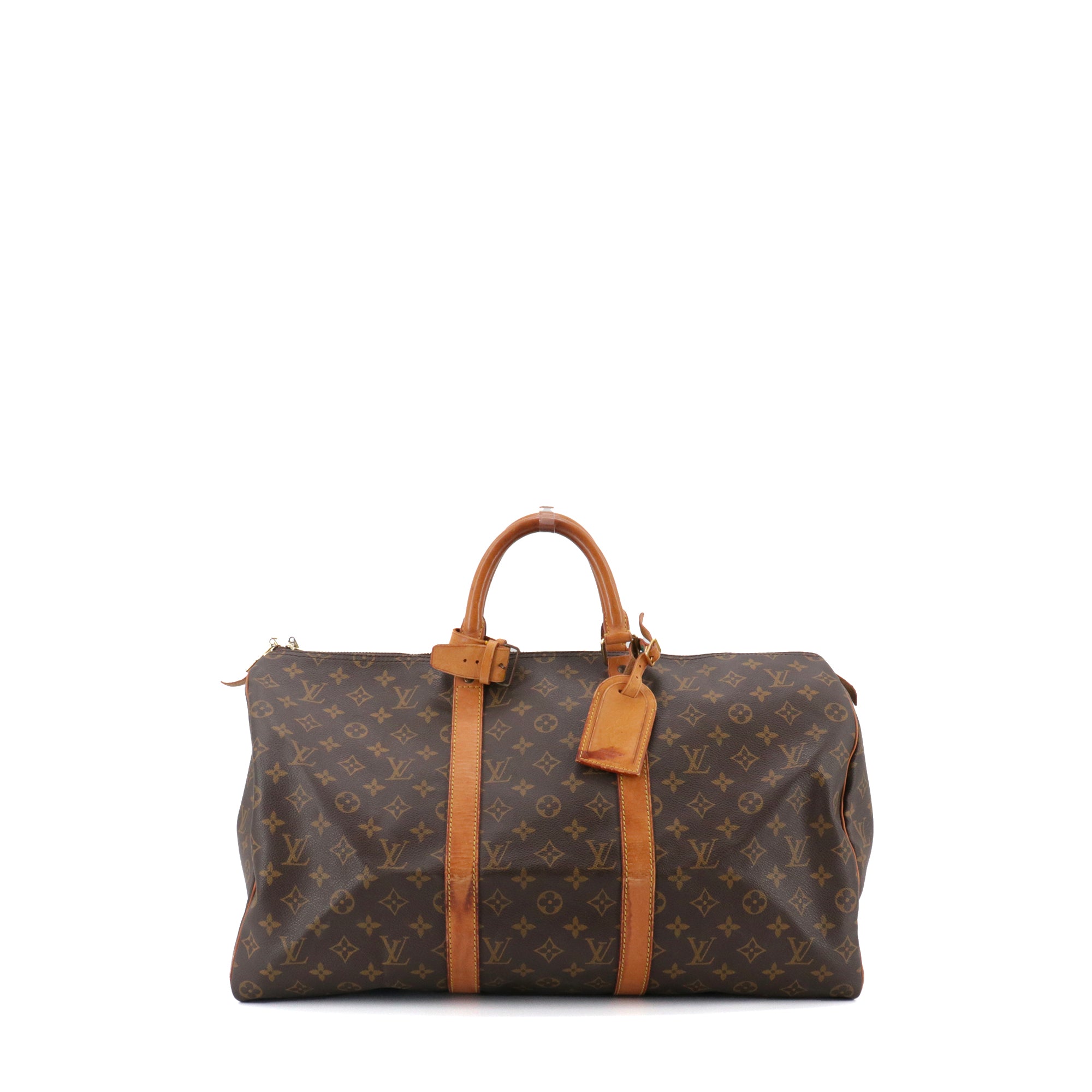 LOUIS VUITTON - Sac de voyage Keepall 50 Louis Vuitton en toile monogrammée