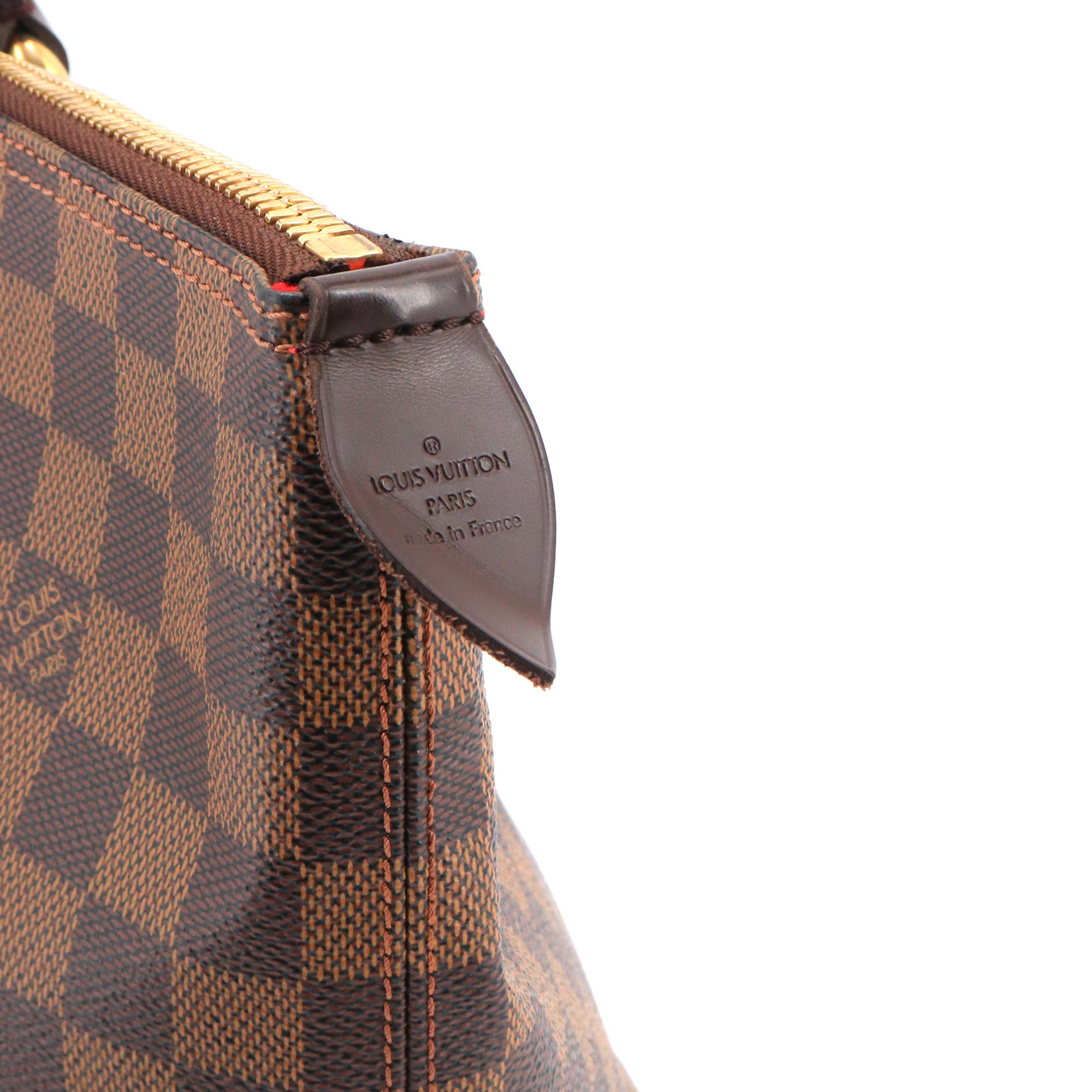 LOUIS VUITTON - Sac à main Saleya Louis Vuitton en toile damier ébène