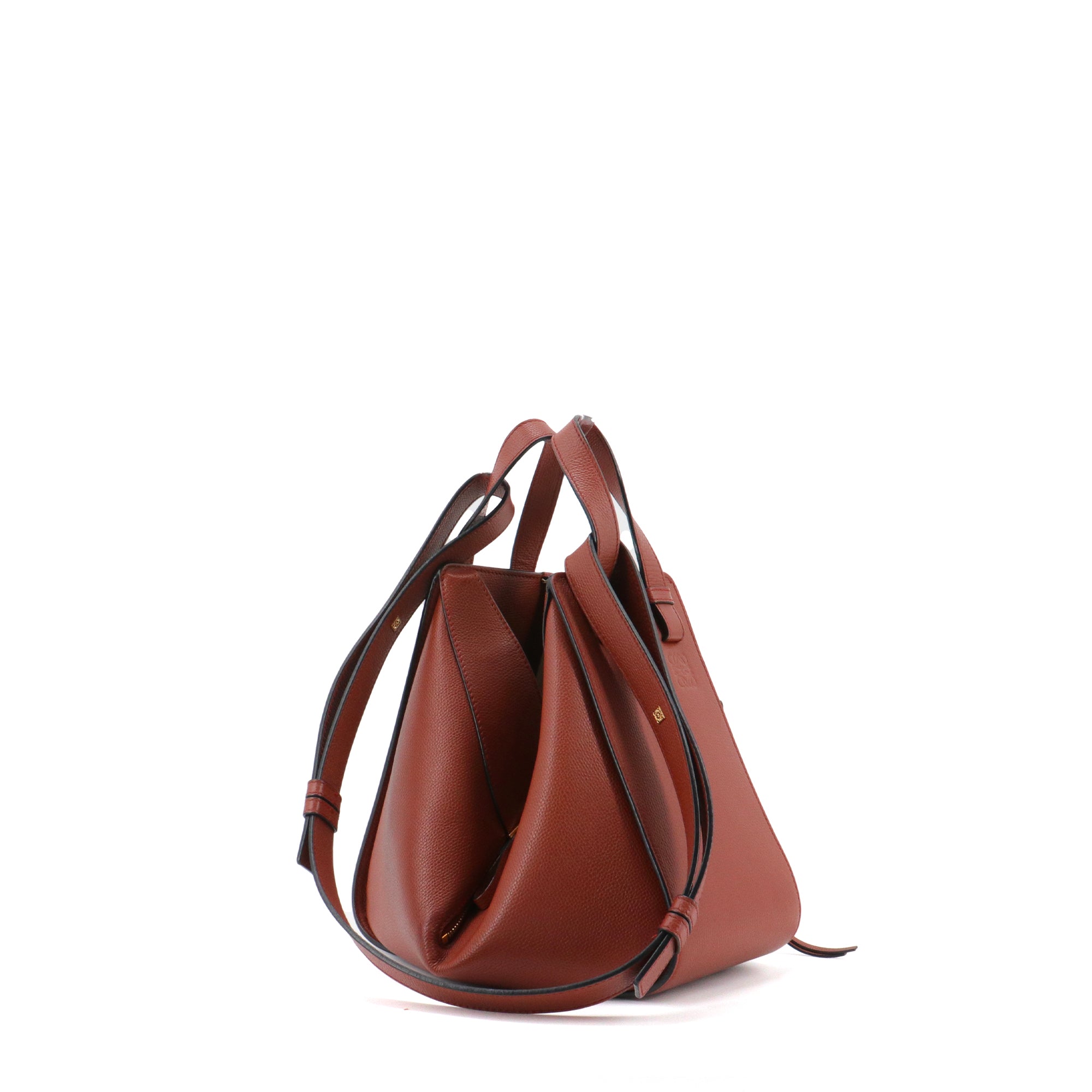 LOEWE - Sac à bandoulière Hammock PM Loewe en cuir marron