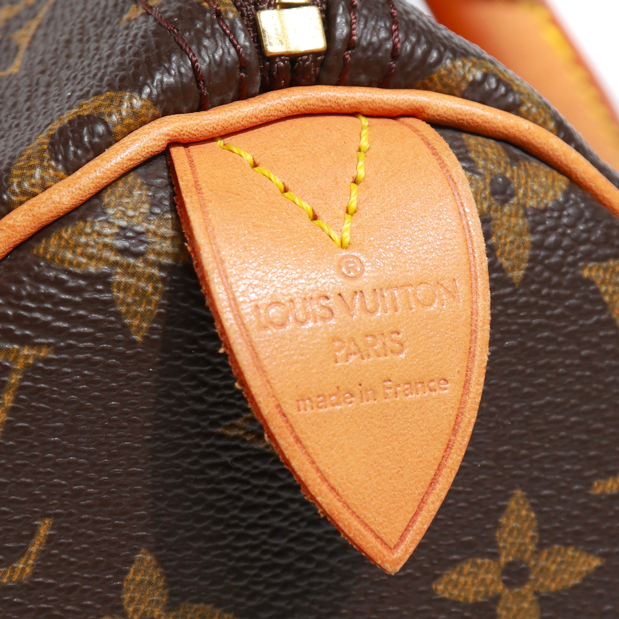 LOUIS VUITTON - Sac à main Speedy 30 en toile monogramme