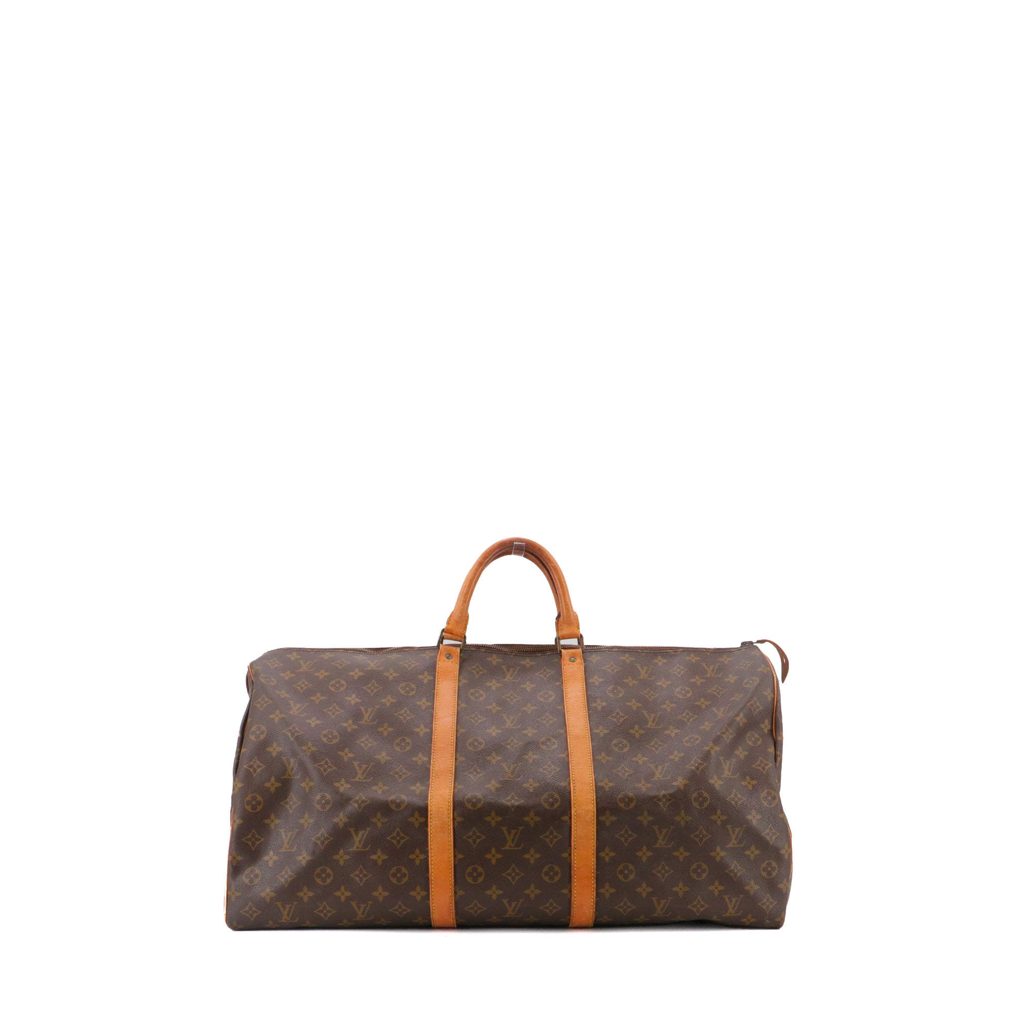 LOUIS VUITTON - Louis Vuitton Keepall 60 travel bag in vintage monogrammed canvas