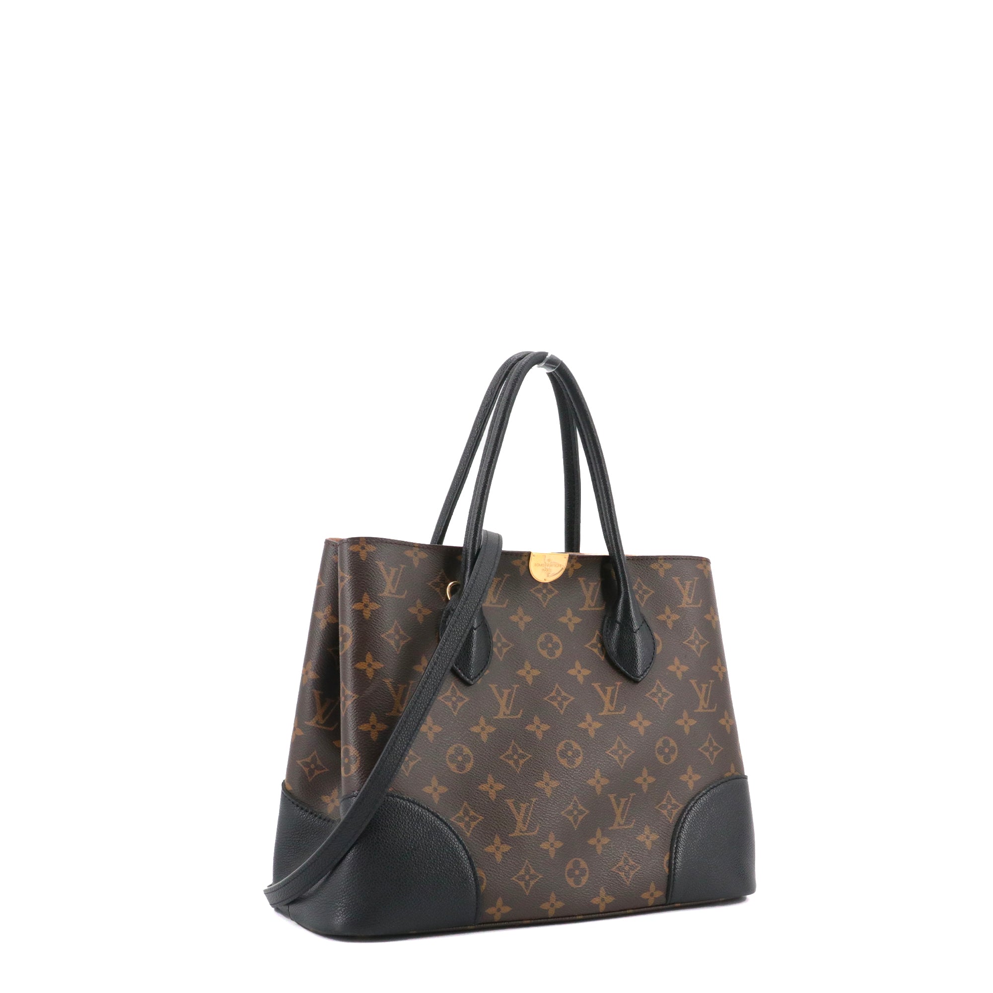LOUIS VUITTON - Sac à main Flandrin Louis Vuitton en toile monogrammée marron