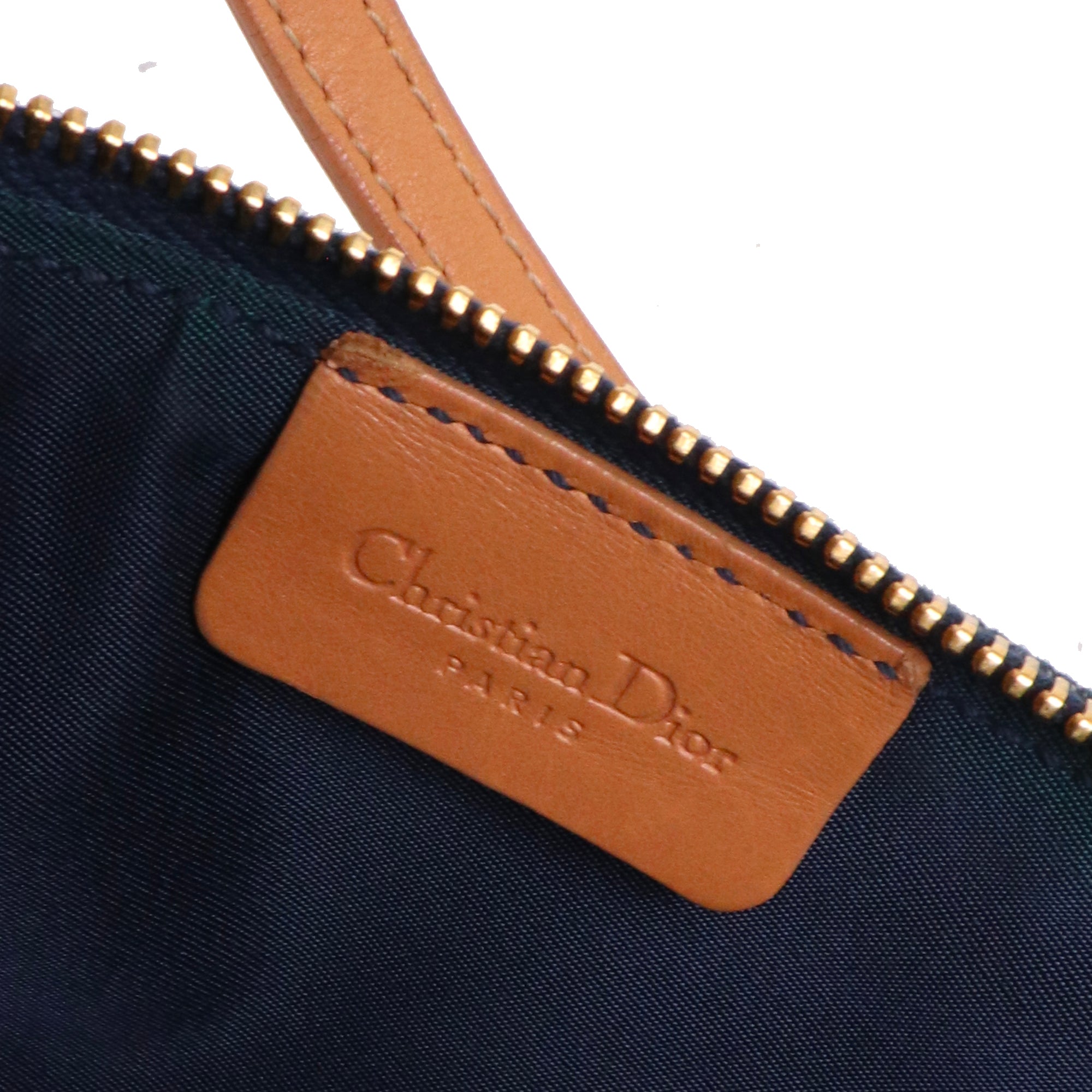 DIOR - Sac à épaule Saddle small Dior en denim vintage