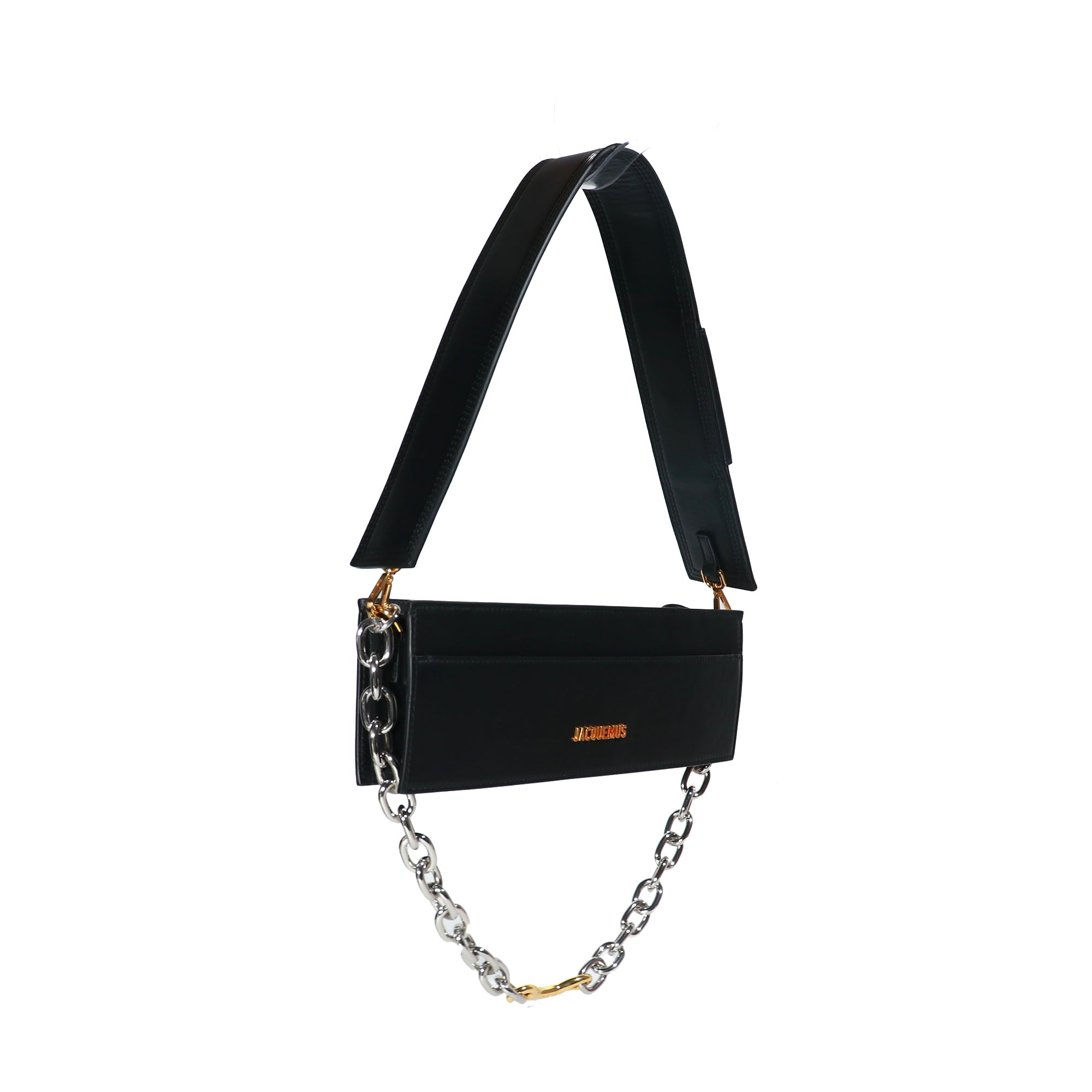 JACQUEMUS - Sac à épaule Le Ciuciu en cuir noir