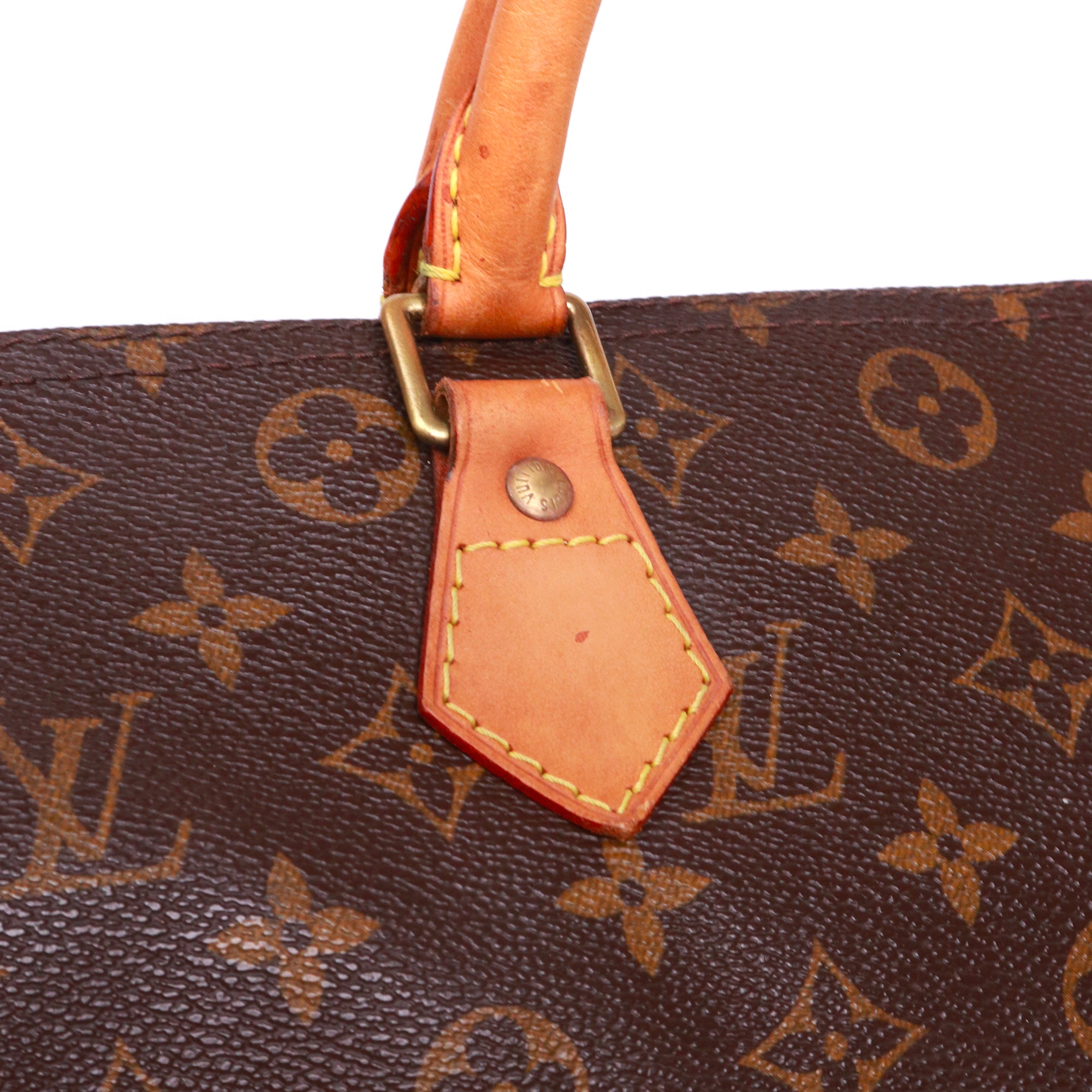 LOUIS VUITTON - Sac à main Speedy 30 Louis Vuitton en toile monogrammée