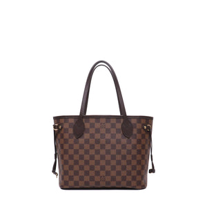 LOUIS VUITTON - Sac cabas Neverfull PM Louis Vuitton en toile damier ébène