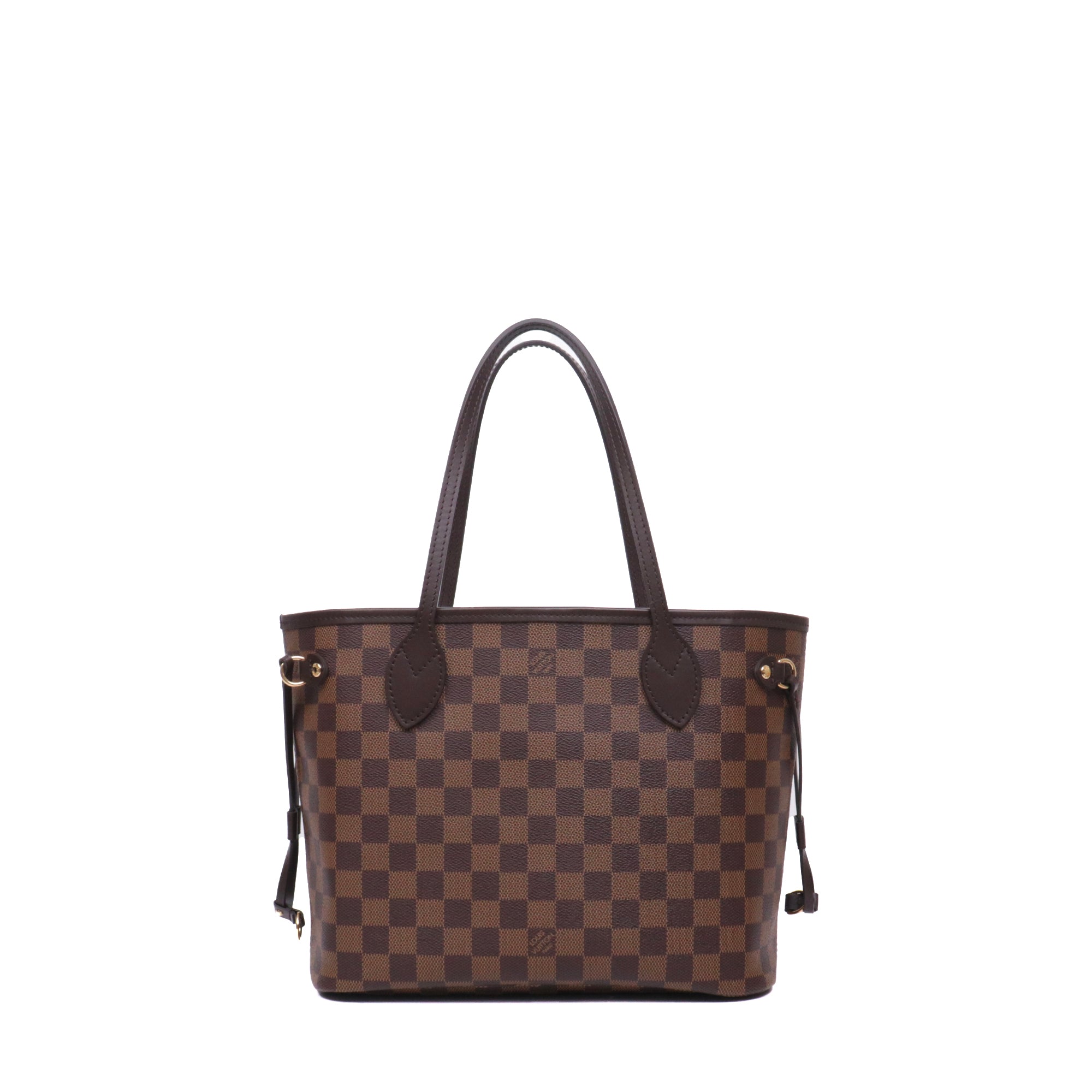 LOUIS VUITTON - Sac cabas Neverfull PM Louis Vuitton en toile damier ébène