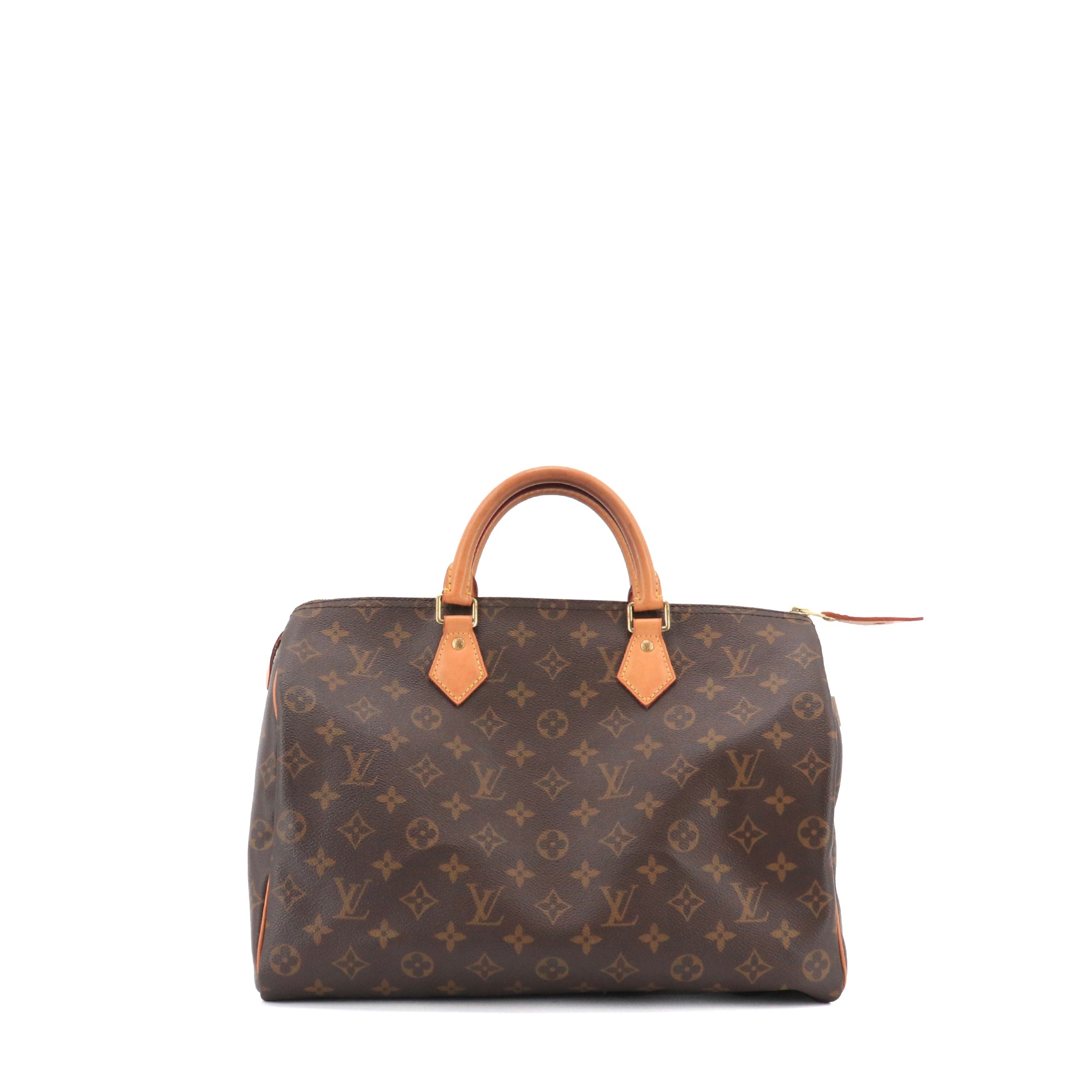 LOUIS VUITTON - Sac à main Speedy 35 Louis Vuitton en toile monogrammée