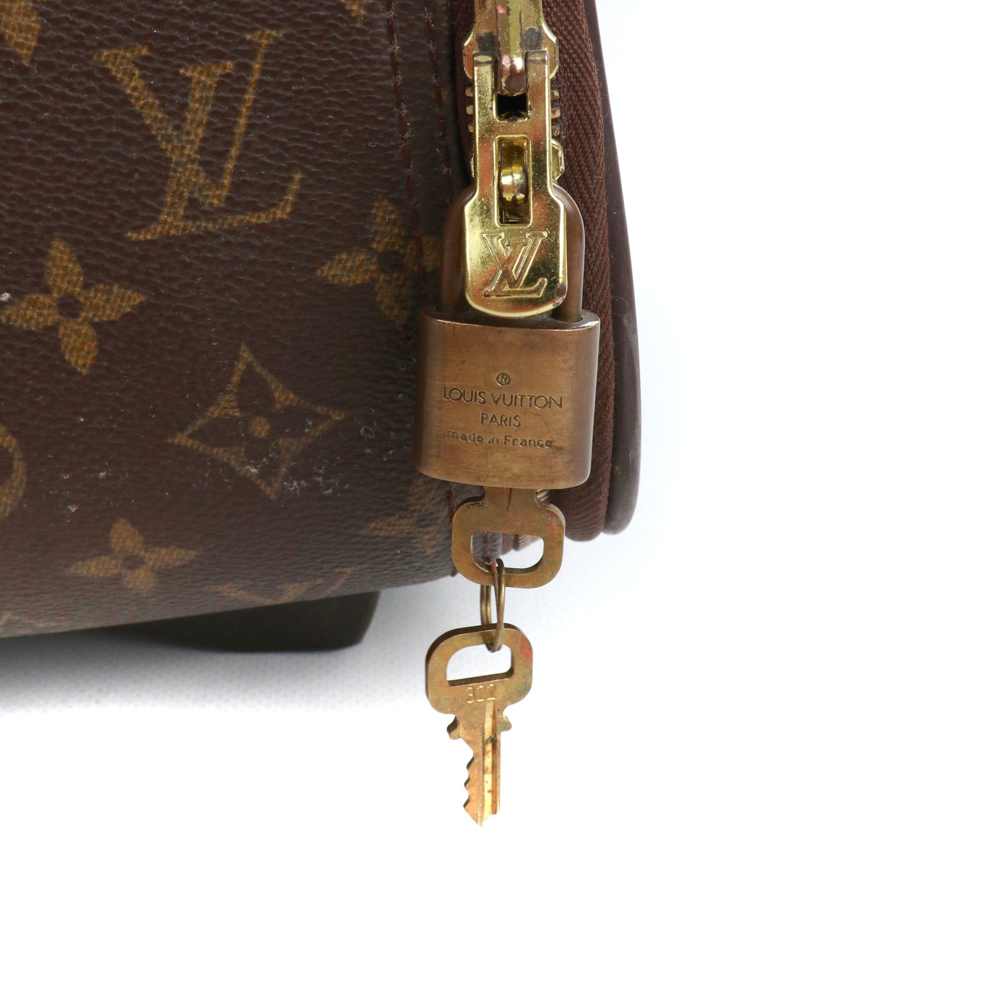 LOUIS VUITTON - Valise Pégase 45 Louis Vuitton en toile monogramme