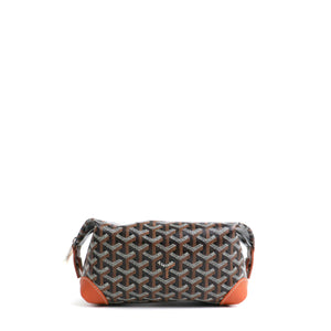 GOYARD - Trousse de toilette Bowling 25 Goyard en toile enduite et cuir