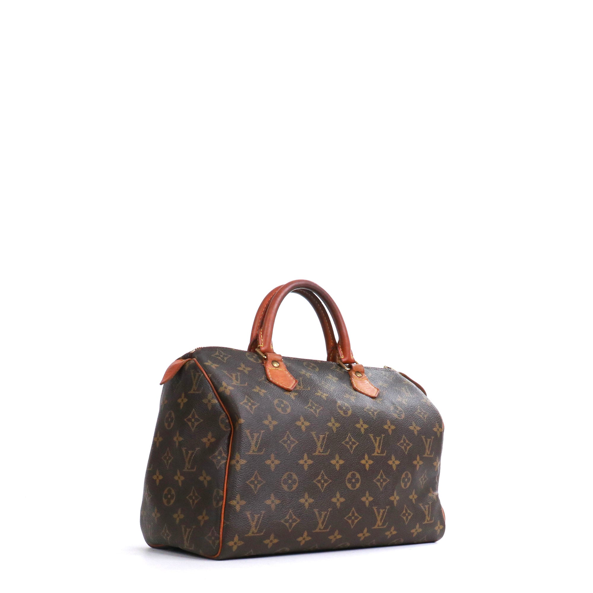 LOUIS VUITTON - Sac à main Speedy 30 Louis Vuitton en toile monogramme