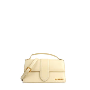 JACQUEMUS - Sac à bandoulière Le Grand Bambino Jacquemus en cuir beige