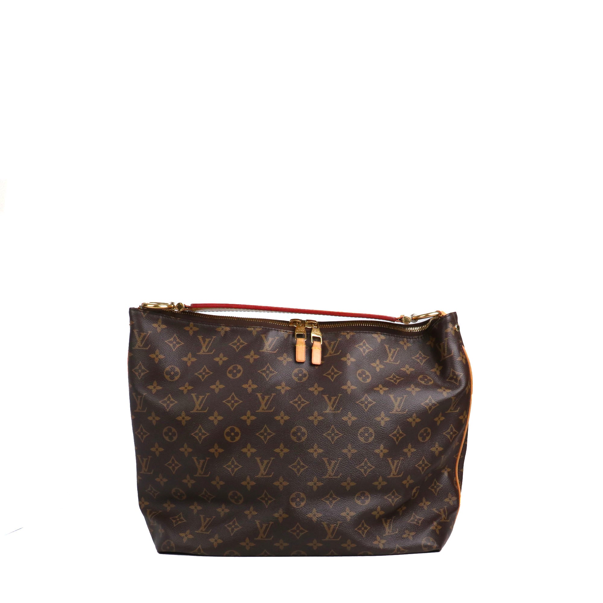 LOUIS VUITTON - OnTheGo GM shopping bag in black grained leather