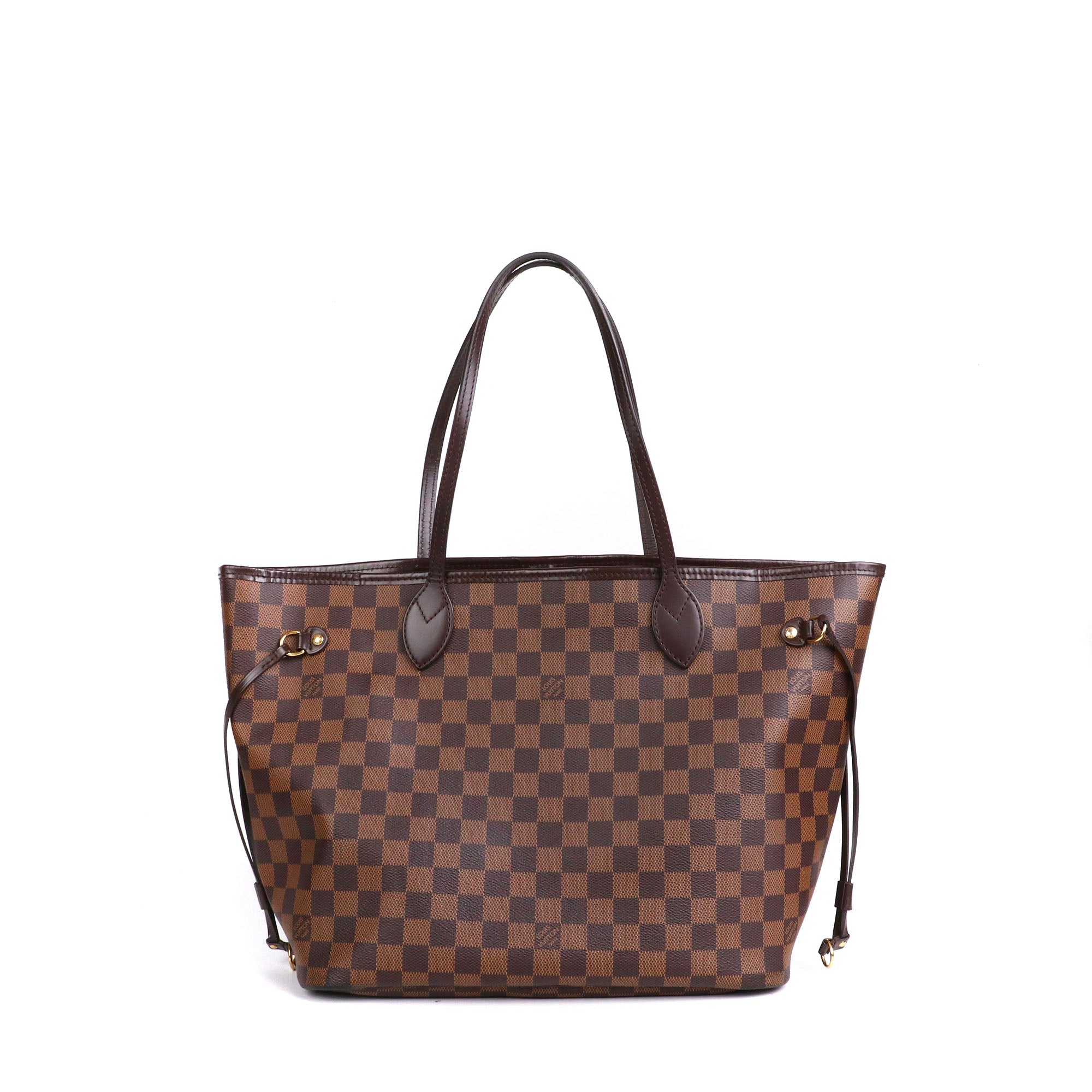 LOUIS VUITTON - Sac cabas Neverfull MM Louis Vuitton en toile damier ébène