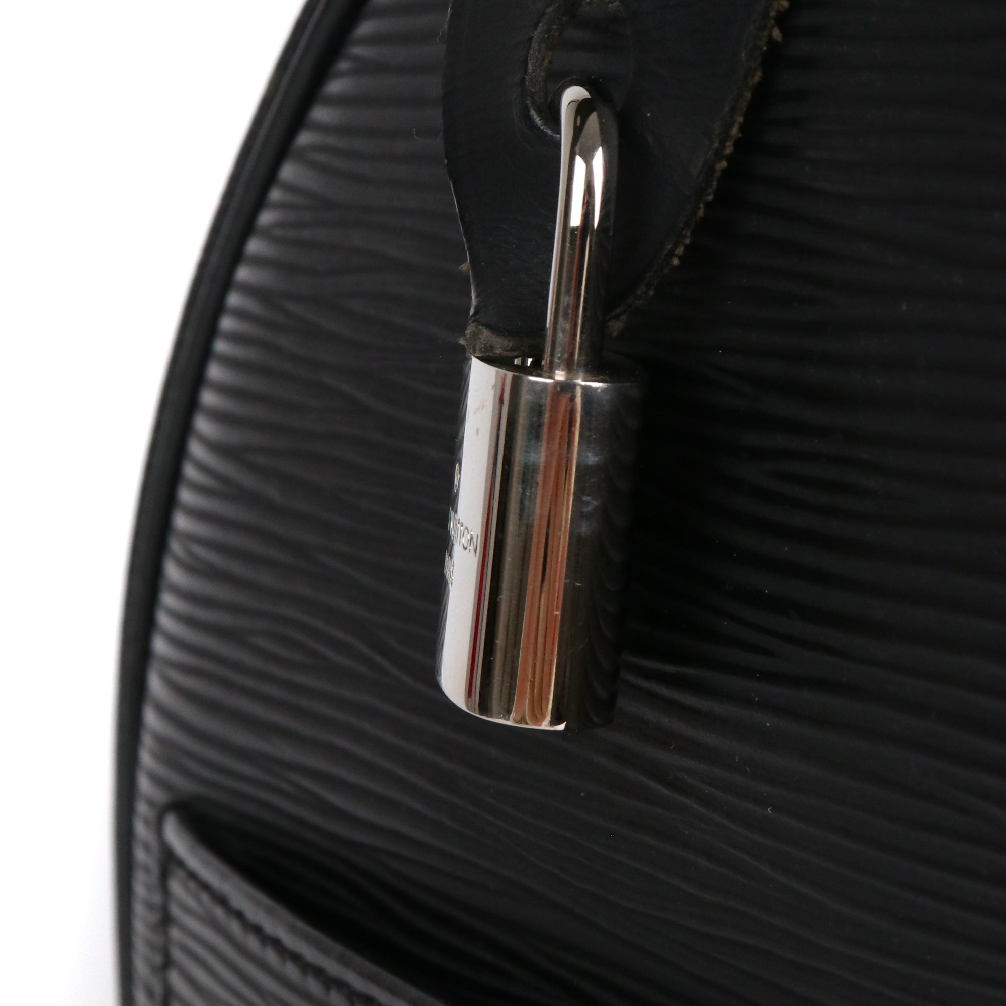 LOUIS VUITTON - Sac à main Speedy 35 Louis Vuitton en cuir épi noir