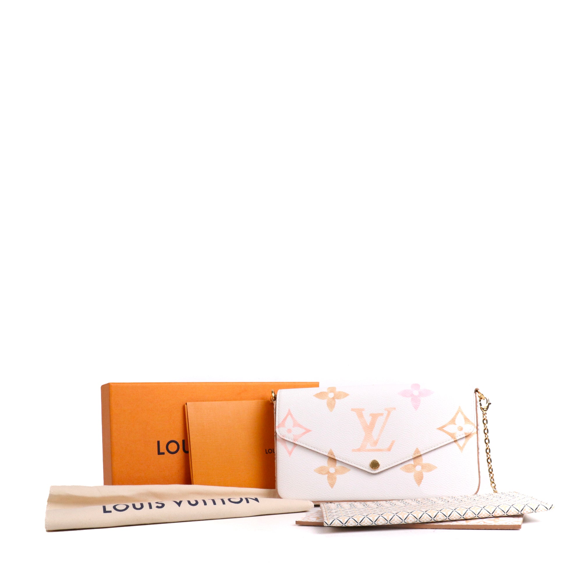 LOUIS VUITTON - Pochette Felicie Resort 2023 Louis Vuitton en toile enduite