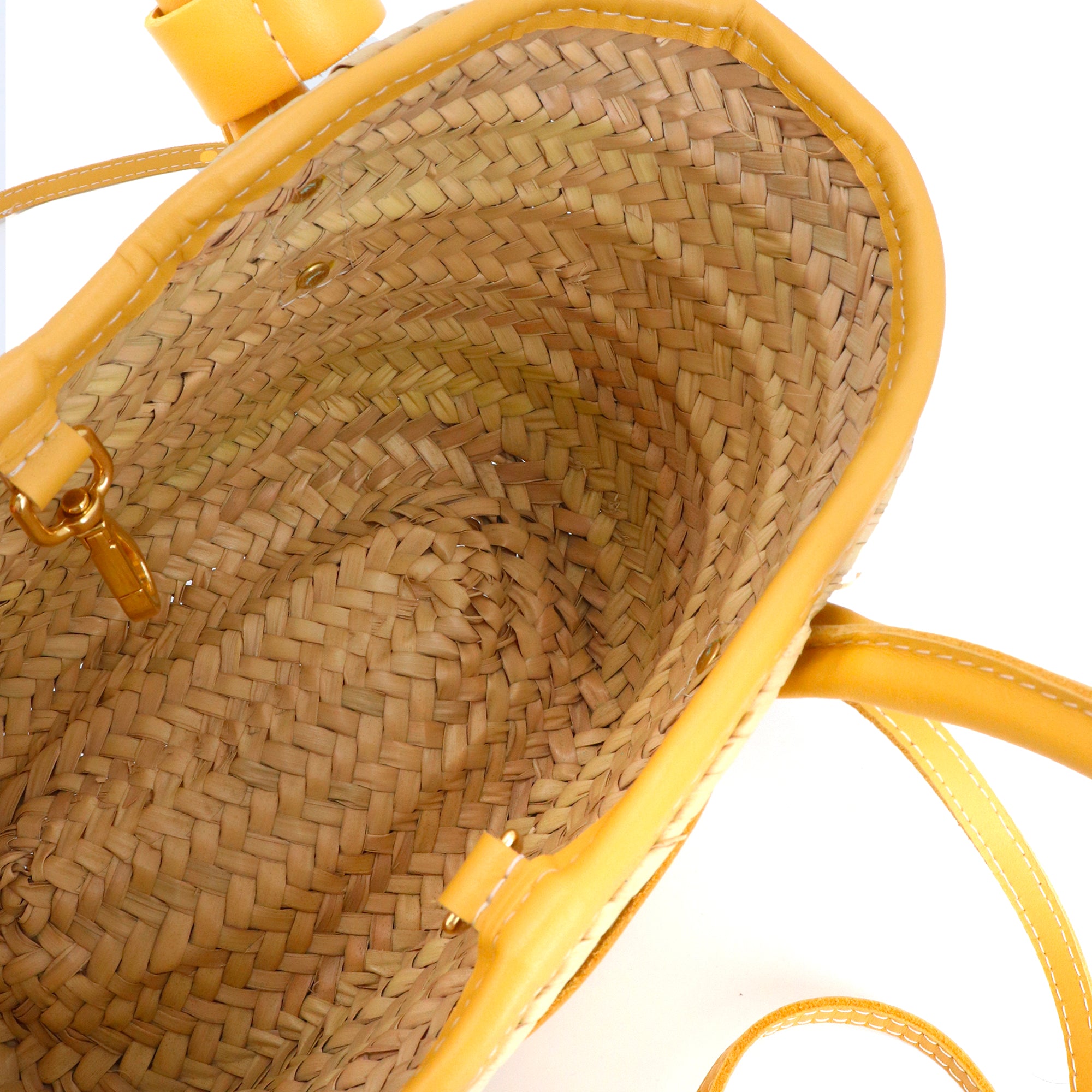 JACQUEMUS - Sac à bandoulière Le Petit Panier Soli Jacquemus en raphia