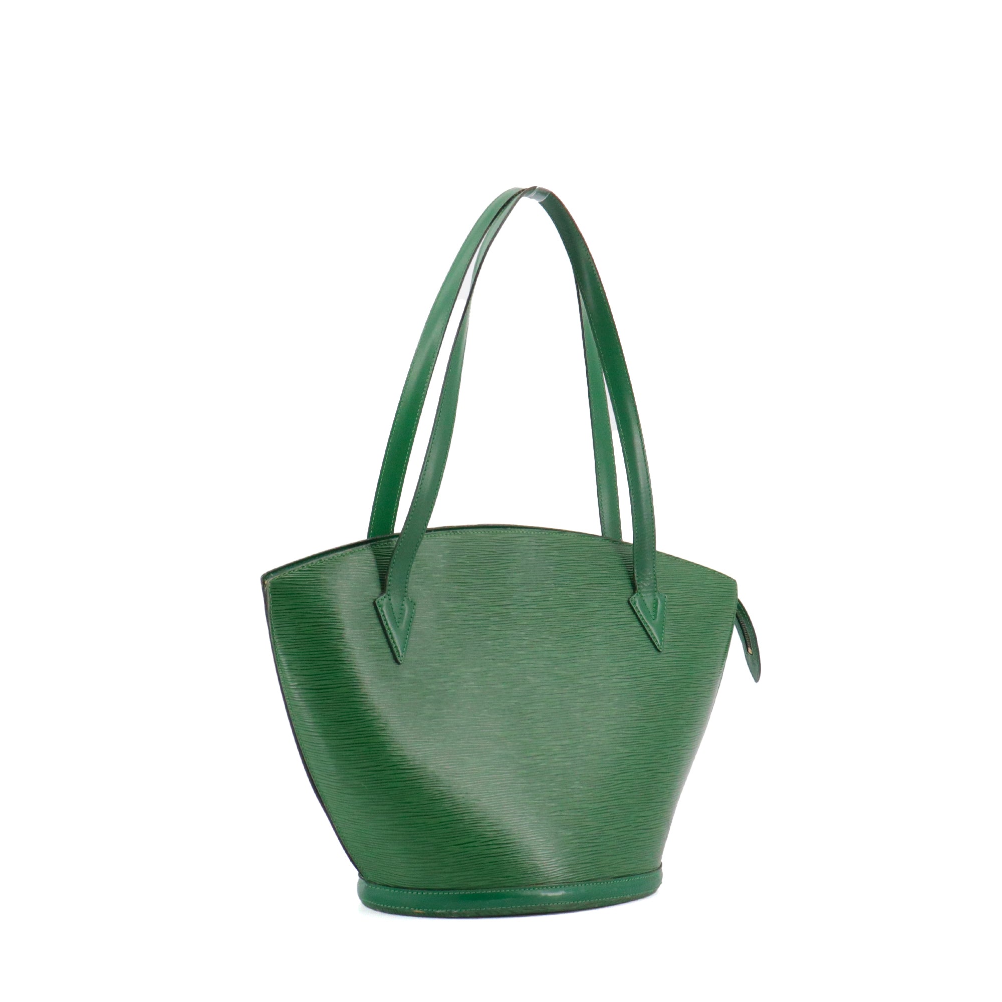 LOUIS VUITTON - Sac à main Saint Jacques Louis Vuitton en cuir épi vert
