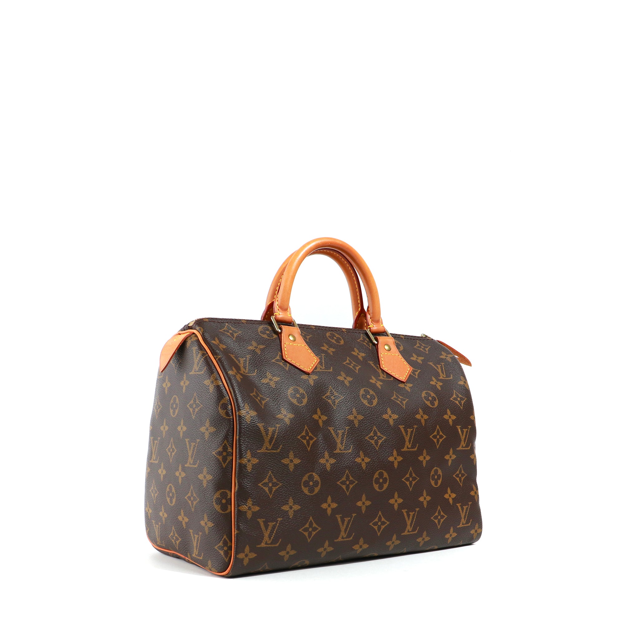LOUIS VUITTON - Sac à main Speedy 30 en toile monogramme