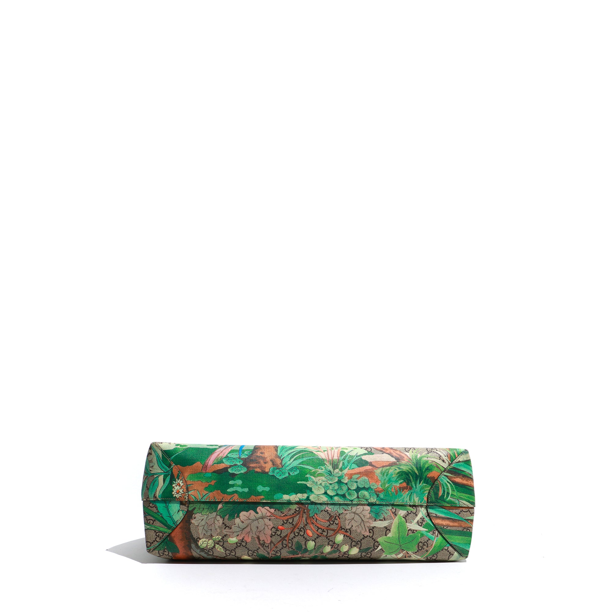 GUCCI - Sac cabas Suprême GG Tian en toile enduite et cuir marron