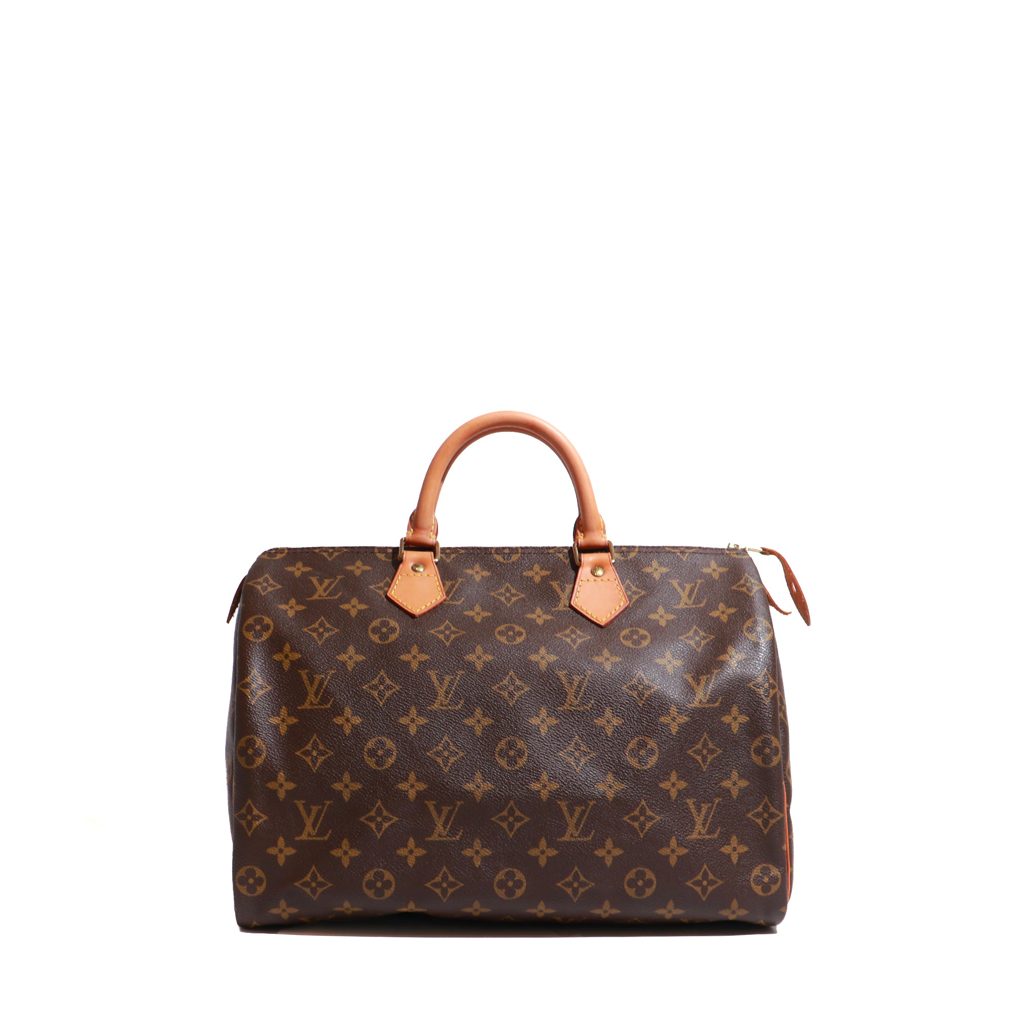 LOUIS VUITTON - Sac à main Speedy 35 en toile monogramme