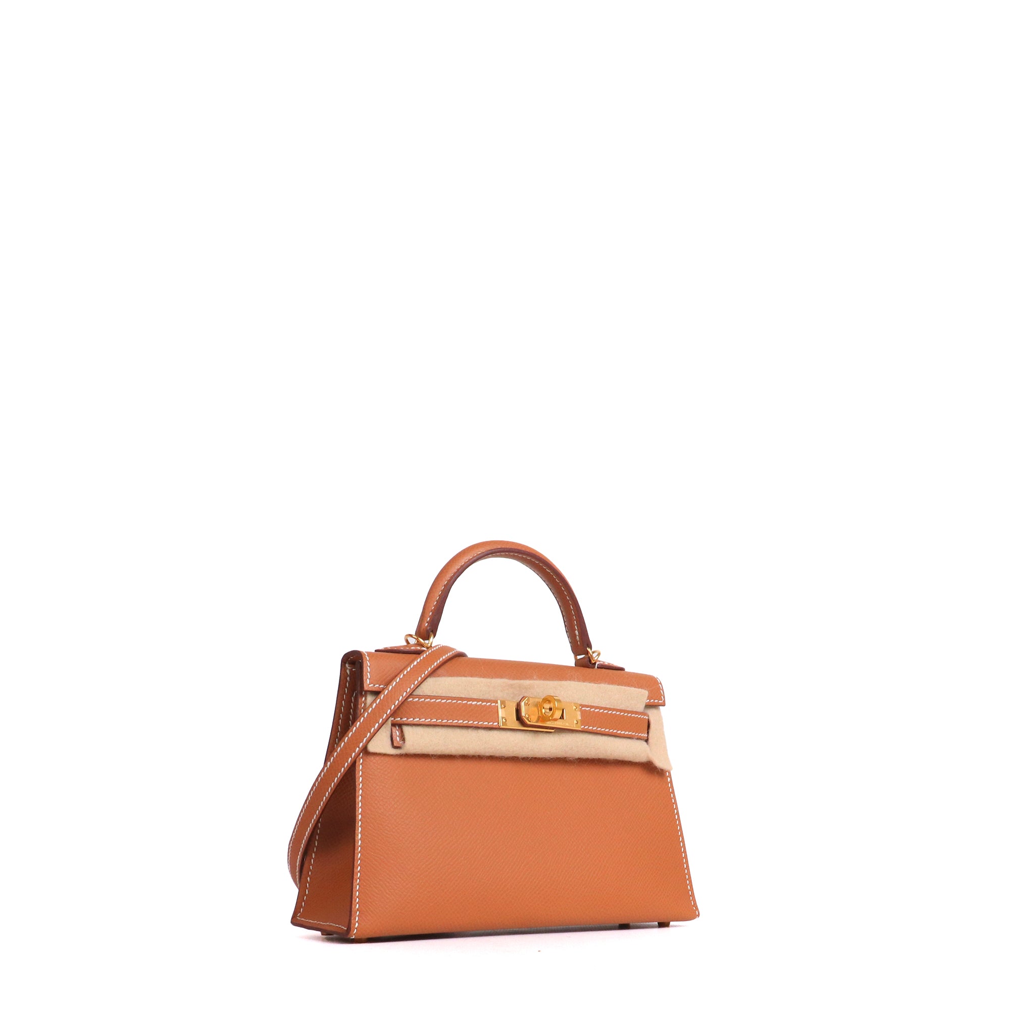 HERMÈS - Kelly 28 shoulder bag in togo leather