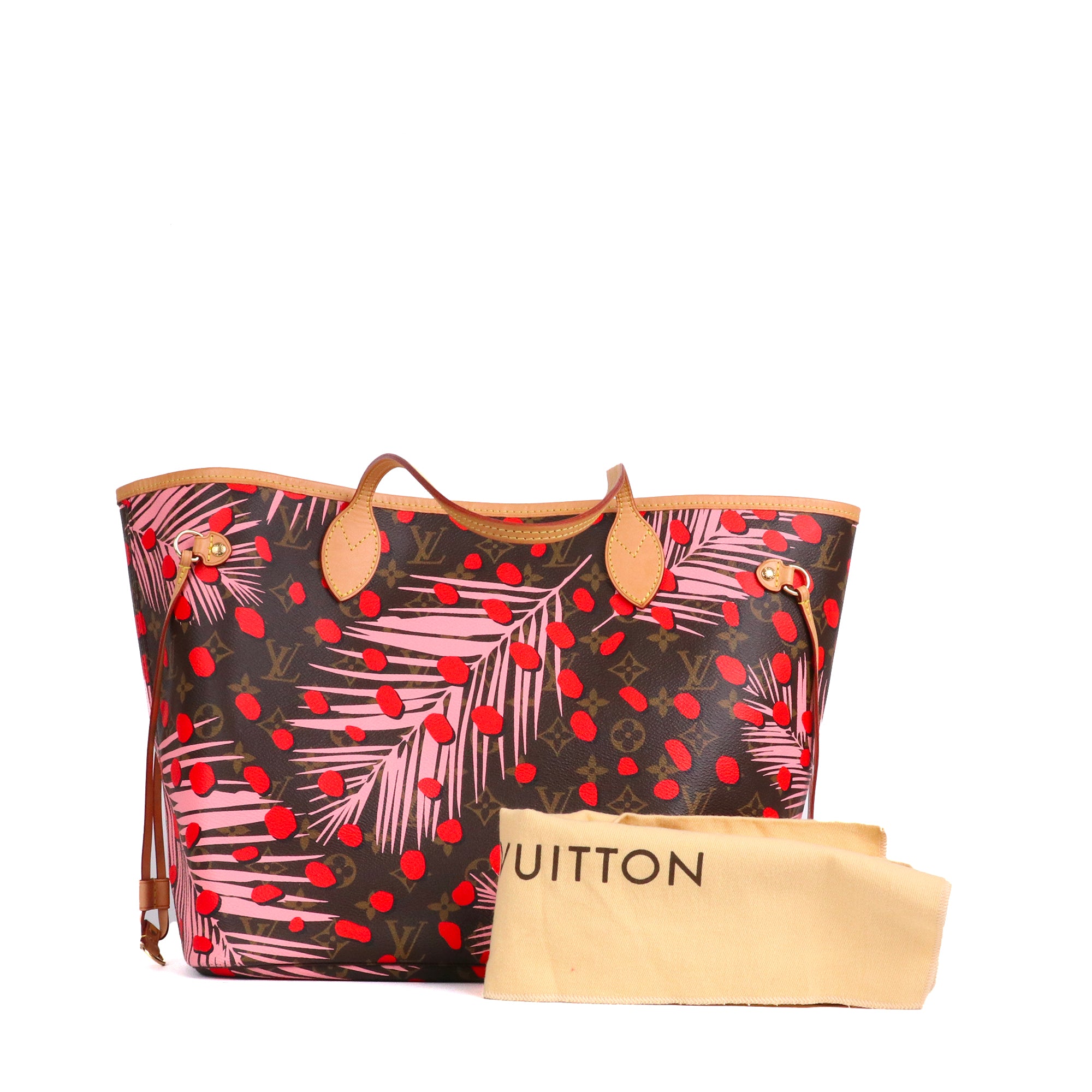 LOUIS VUITTON - Sac cabas Neverfull MM Louis Vuitton en toile monogrammée jungle