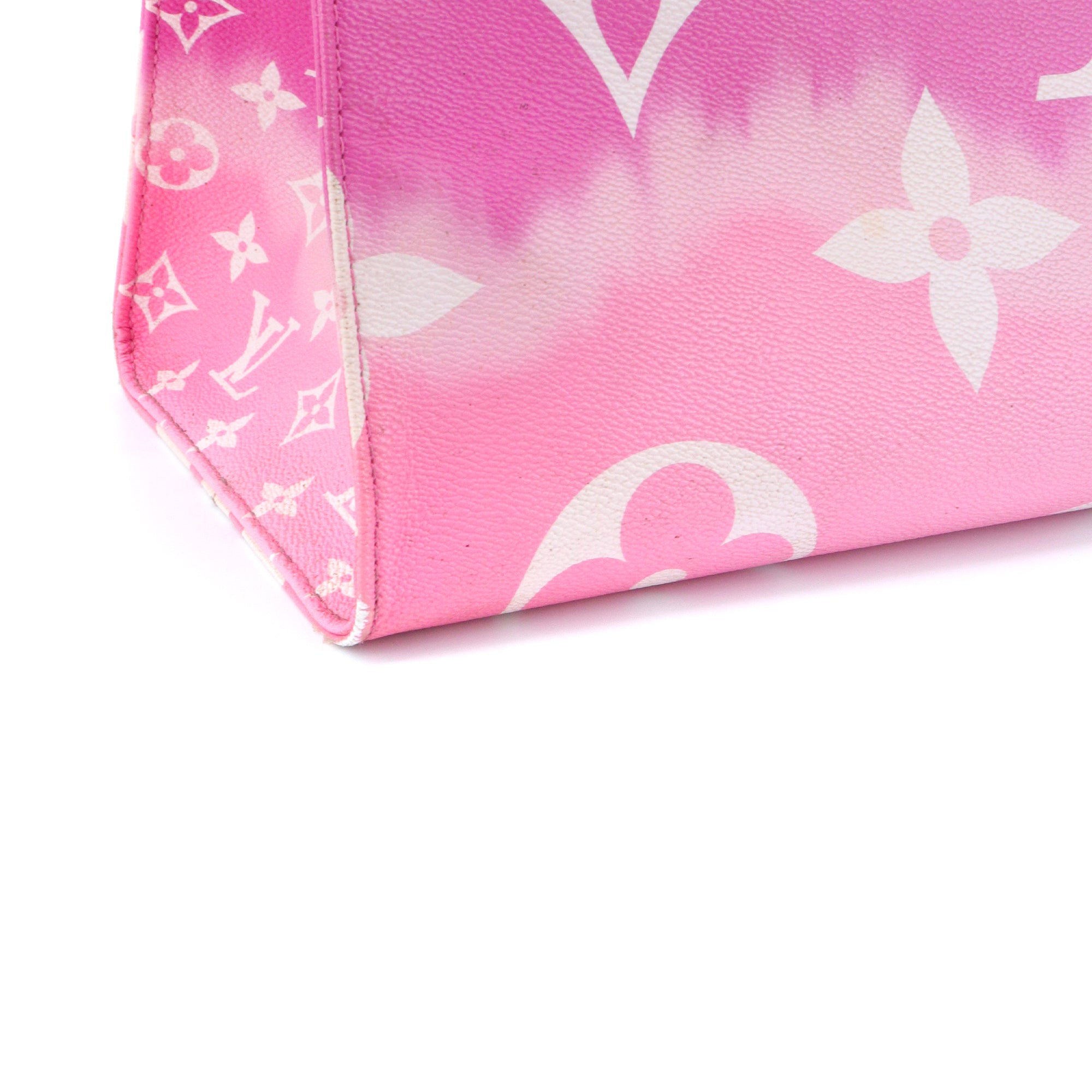 LOUIS VUITTON - Sac cabas Louis Vuitton OnTheGo GM en toile monogrammée édition limitée escale