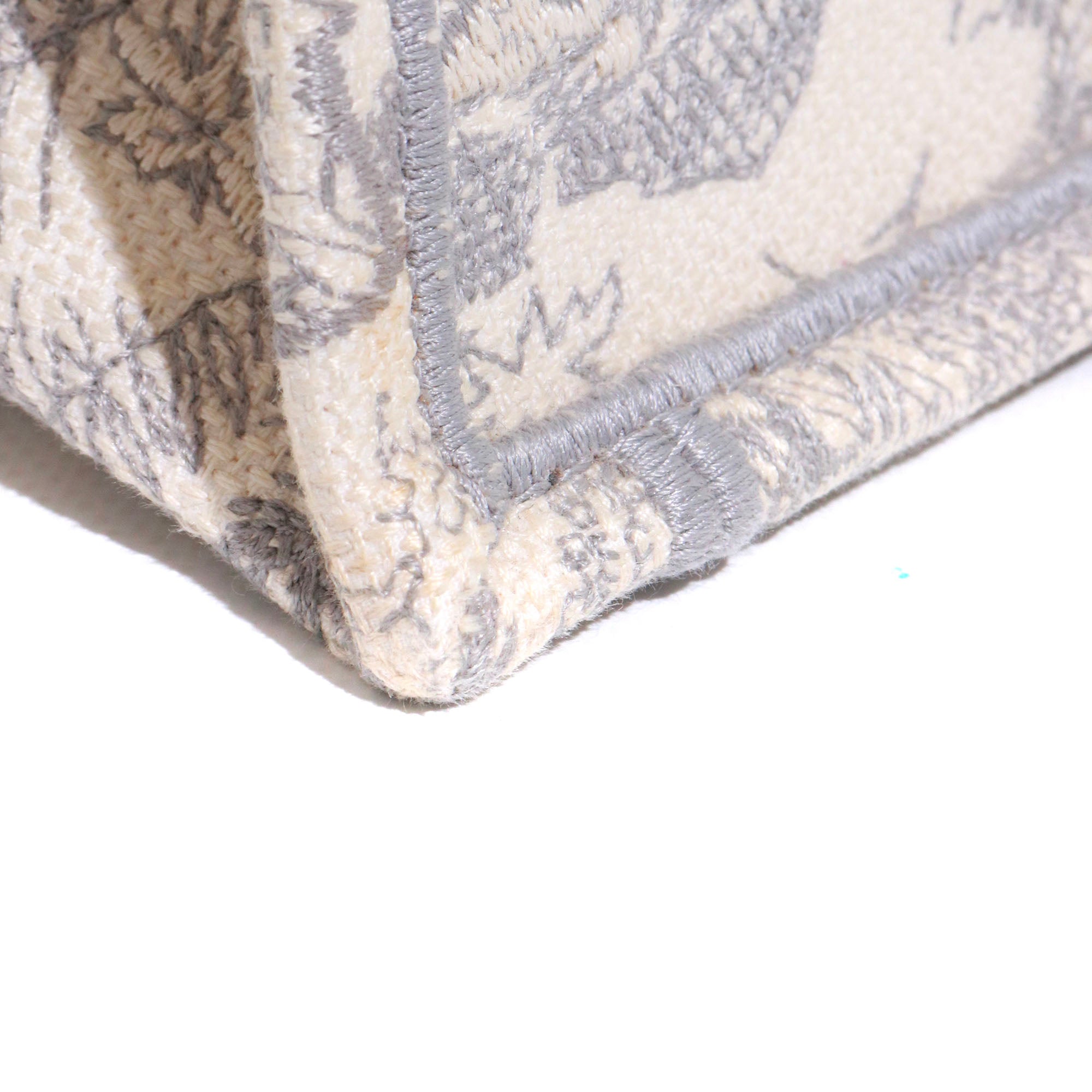 DIOR - Sac cabas Book Tote Medium Dior en toile de jouy grise