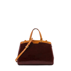 LOUIS VUITTON - Sac à main Brea Louis Vuitton en cuir verni bordeaux vintage